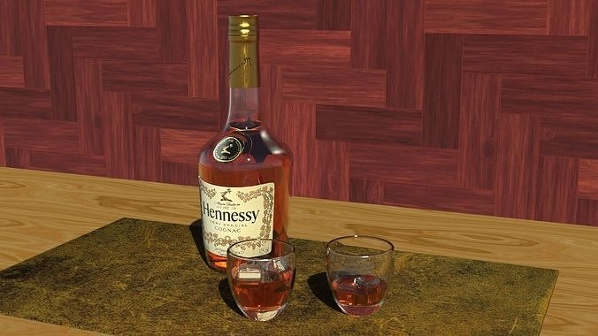 Hennessey Cognac Classic 3D model 7