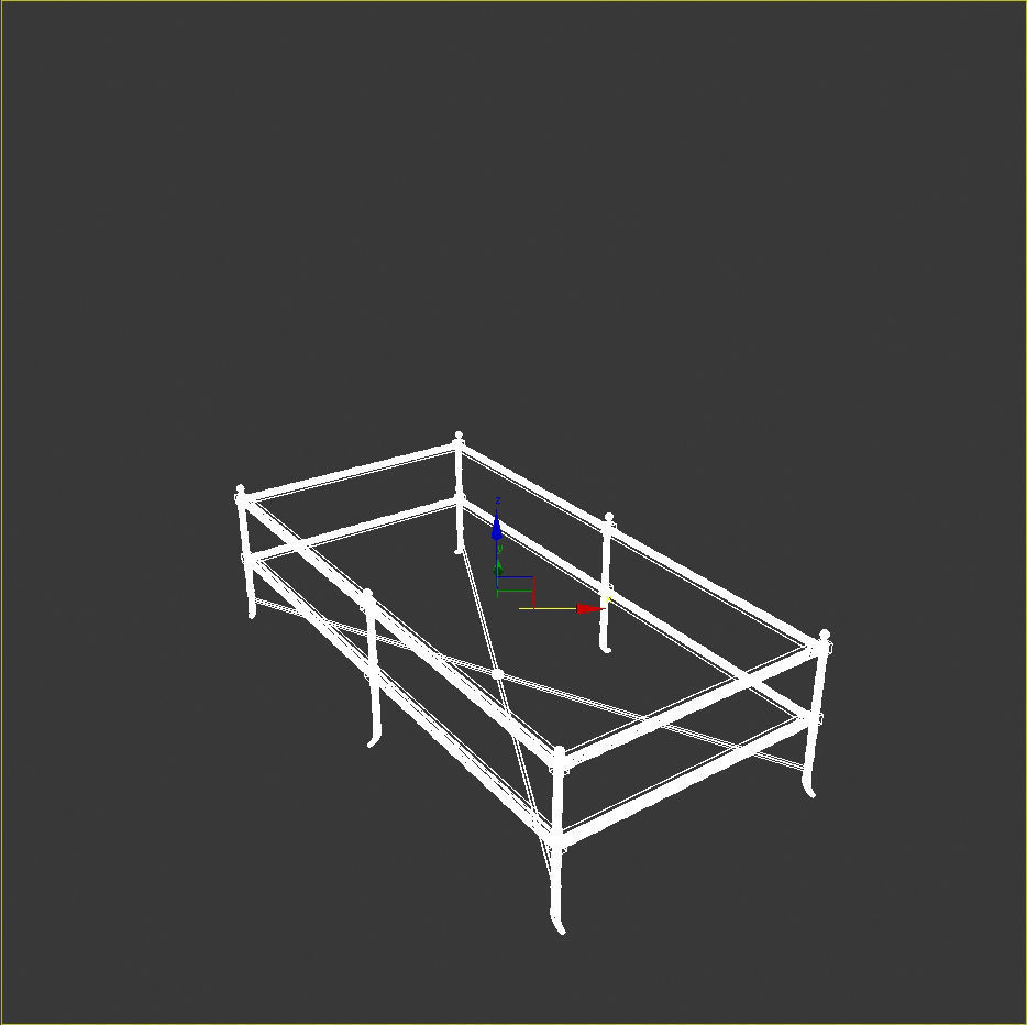 Classic Coffee Table  3D model_7