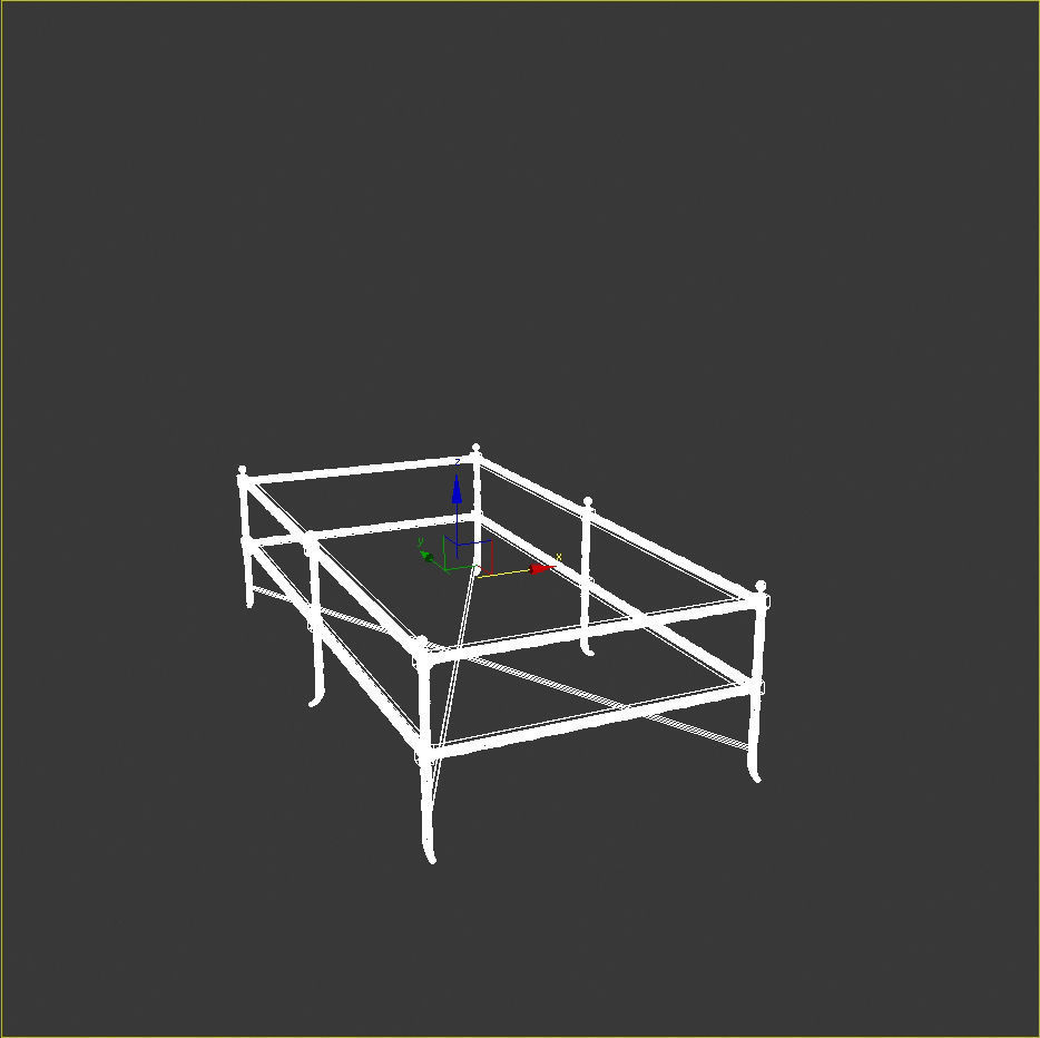 Classic Coffee Table  3D model_1