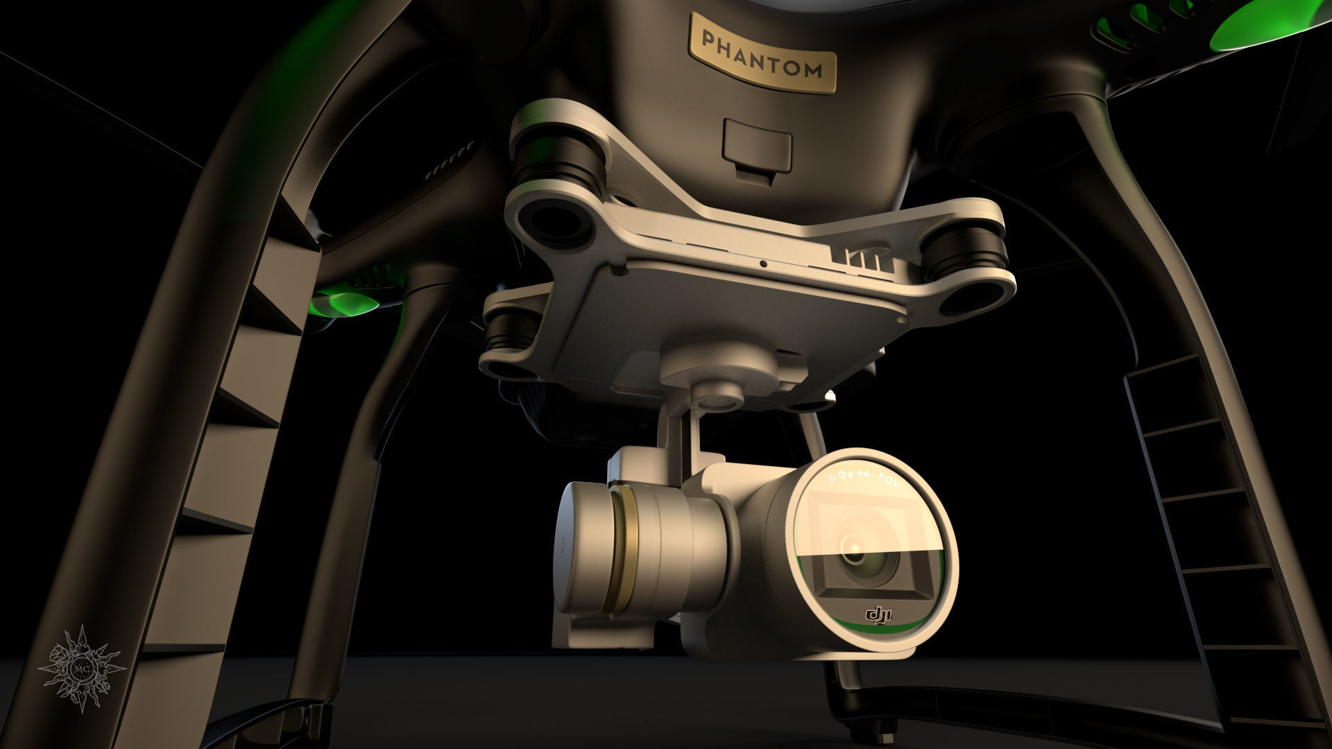 DJI Phantom 3 Professional Free 3D model_3