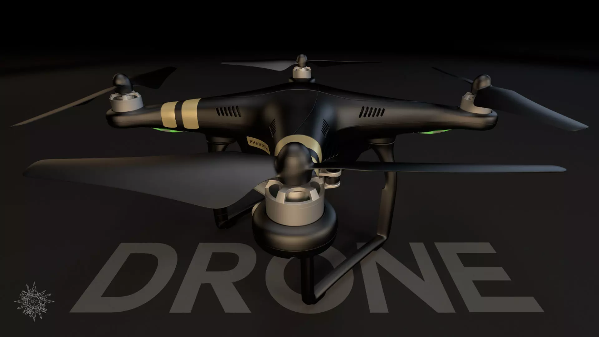 DJI Phantom 3 Professional Free 3D model_0