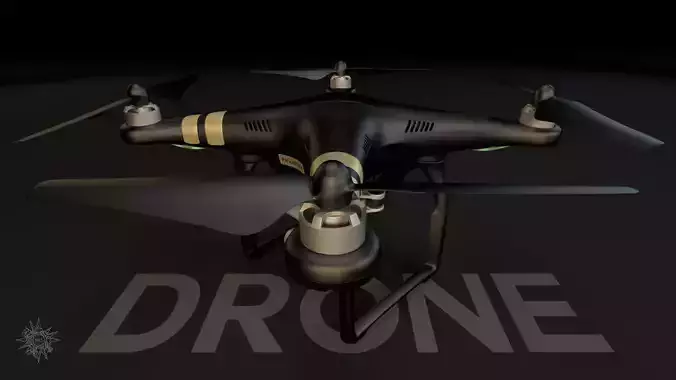 DJI Phantom 3 Professional Free 3D model