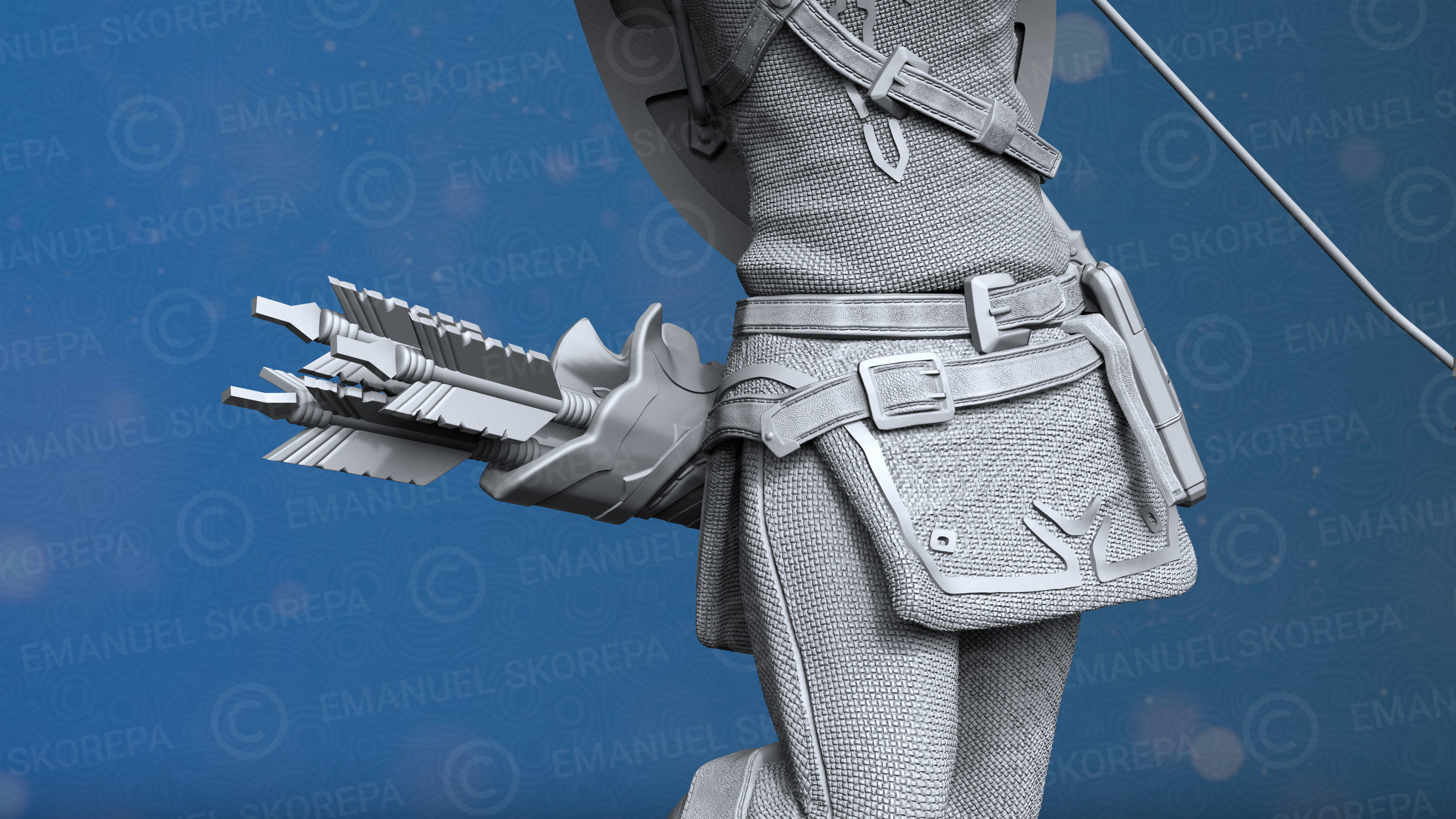 Link The Legend of Zelda Breath Of The Wild 3D print model_2