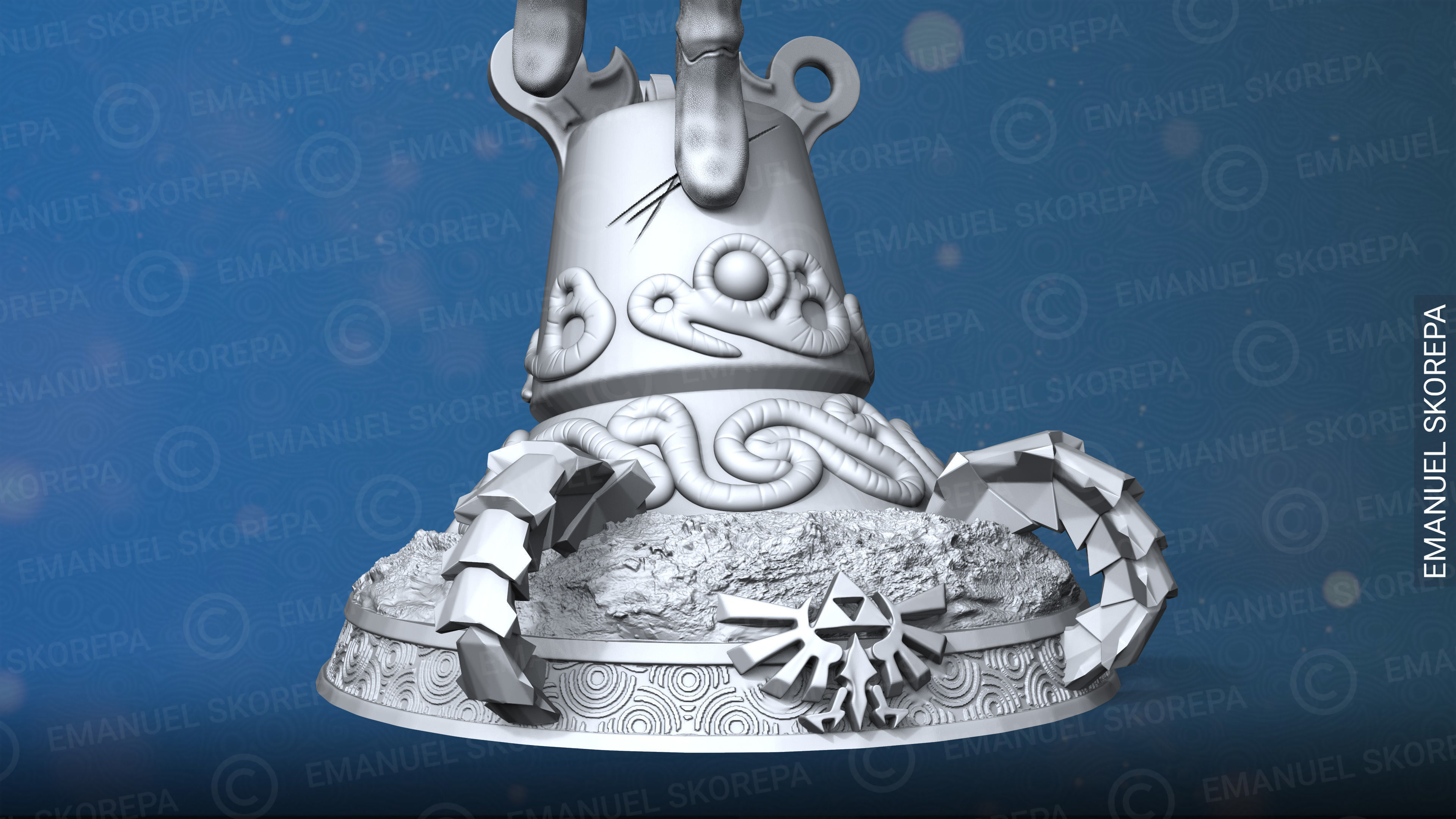 Link The Legend of Zelda Breath Of The Wild 3D print model_4