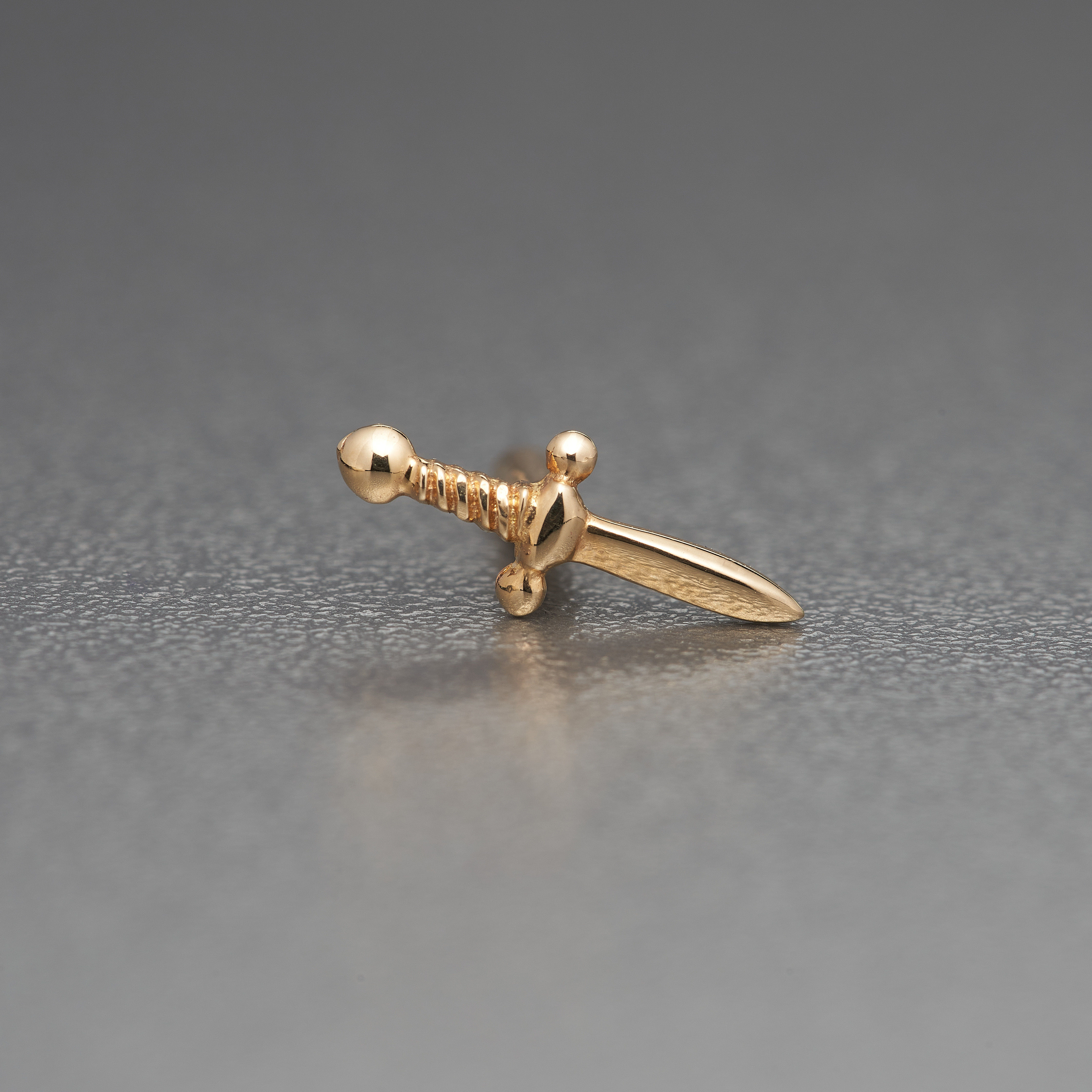 Dagger Piercing Earring 3D model 3D printable | CGTrader