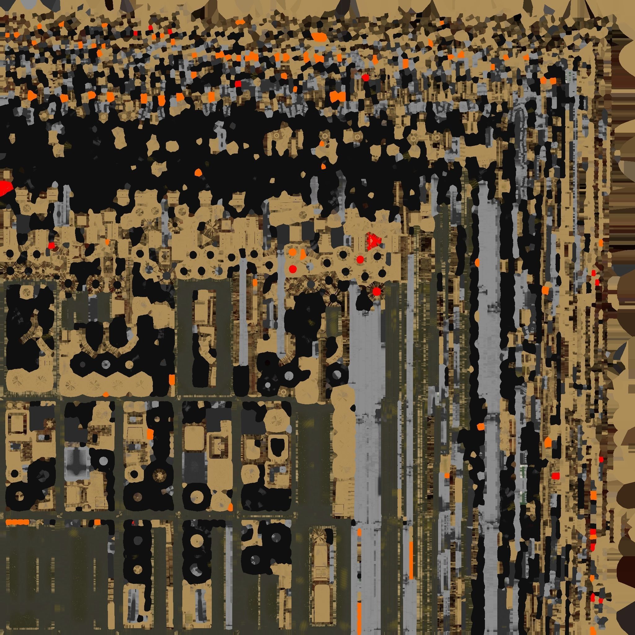 Forest Tractor Low-poly 3D model_6