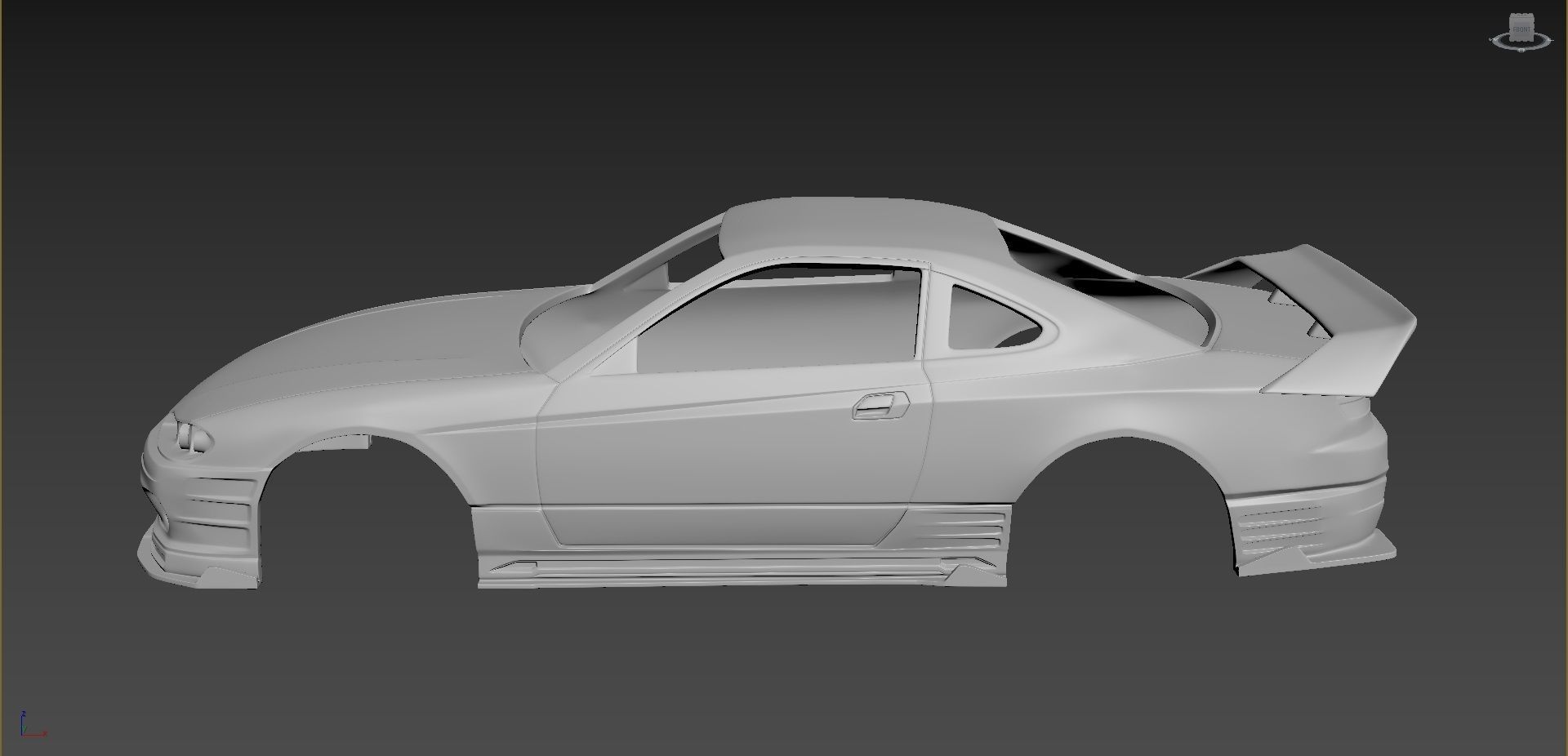 Nissan Silvia S15 2001 Tuning  Body For Print 3D print model_1