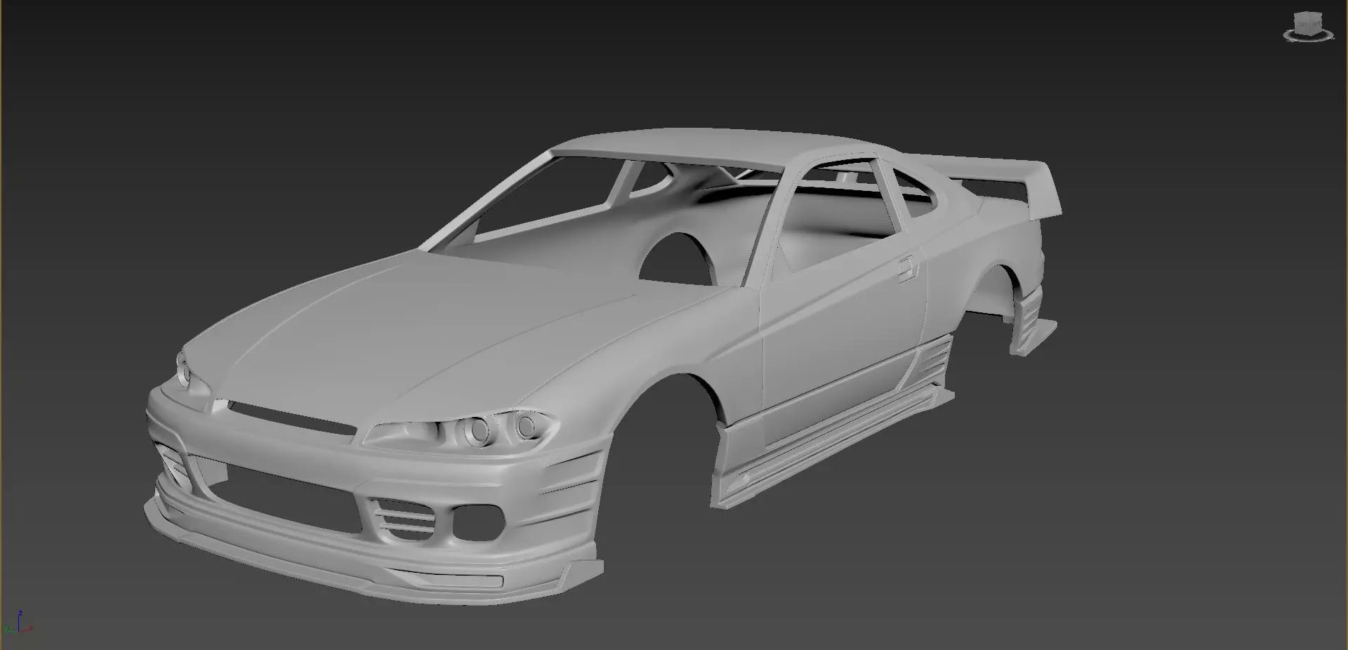 Nissan Silvia S15 2001 Tuning  Body For Print 3D print model_0