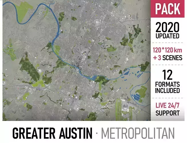 Greater Austin 3D Model Collection