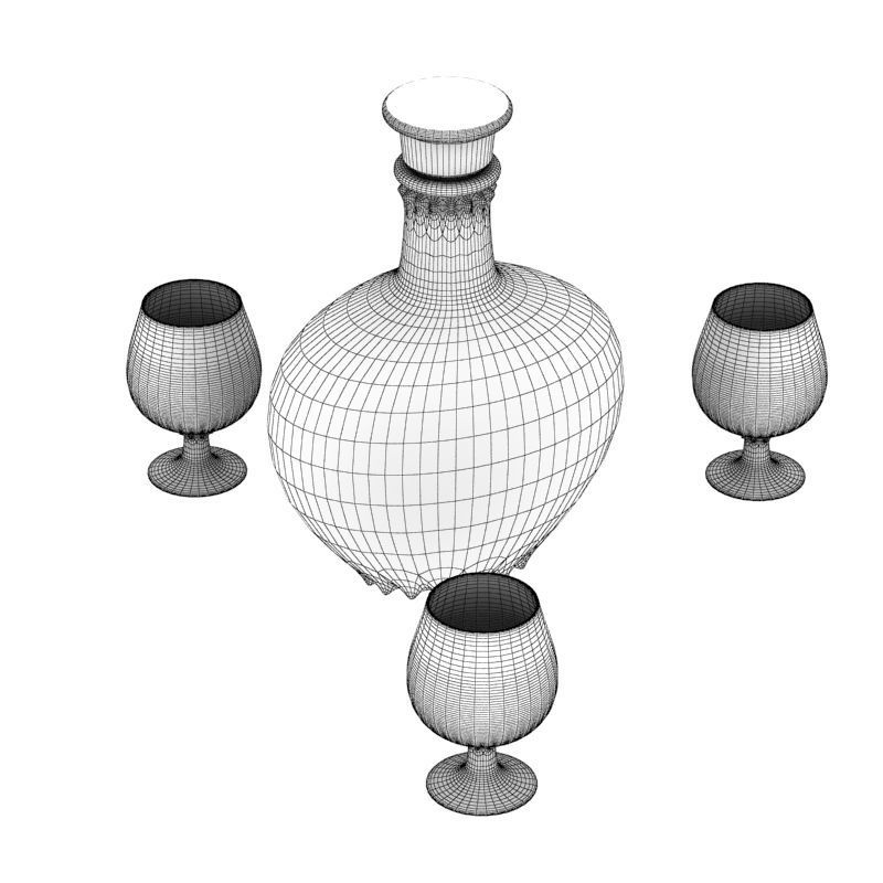 Decanter 05 3D model_16