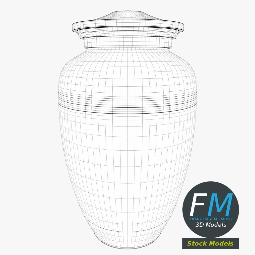 Cinerary urn 3D model_7