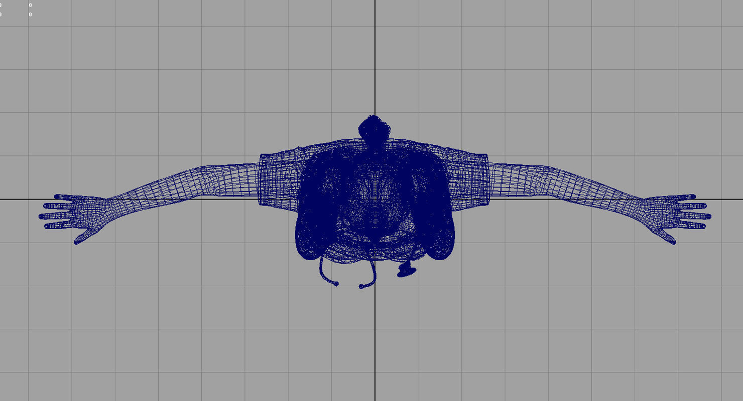 indian girl woman doctor 3d model 3D model_16