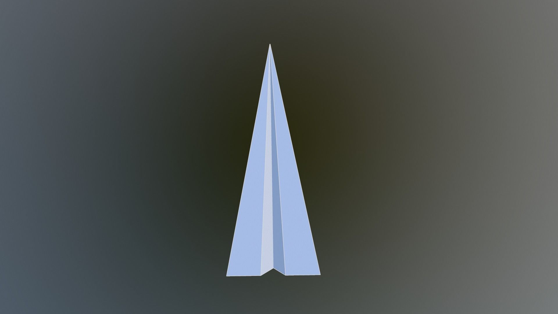 Paper Plane Game Ready - Support Me by Order Low-poly 3D model_4