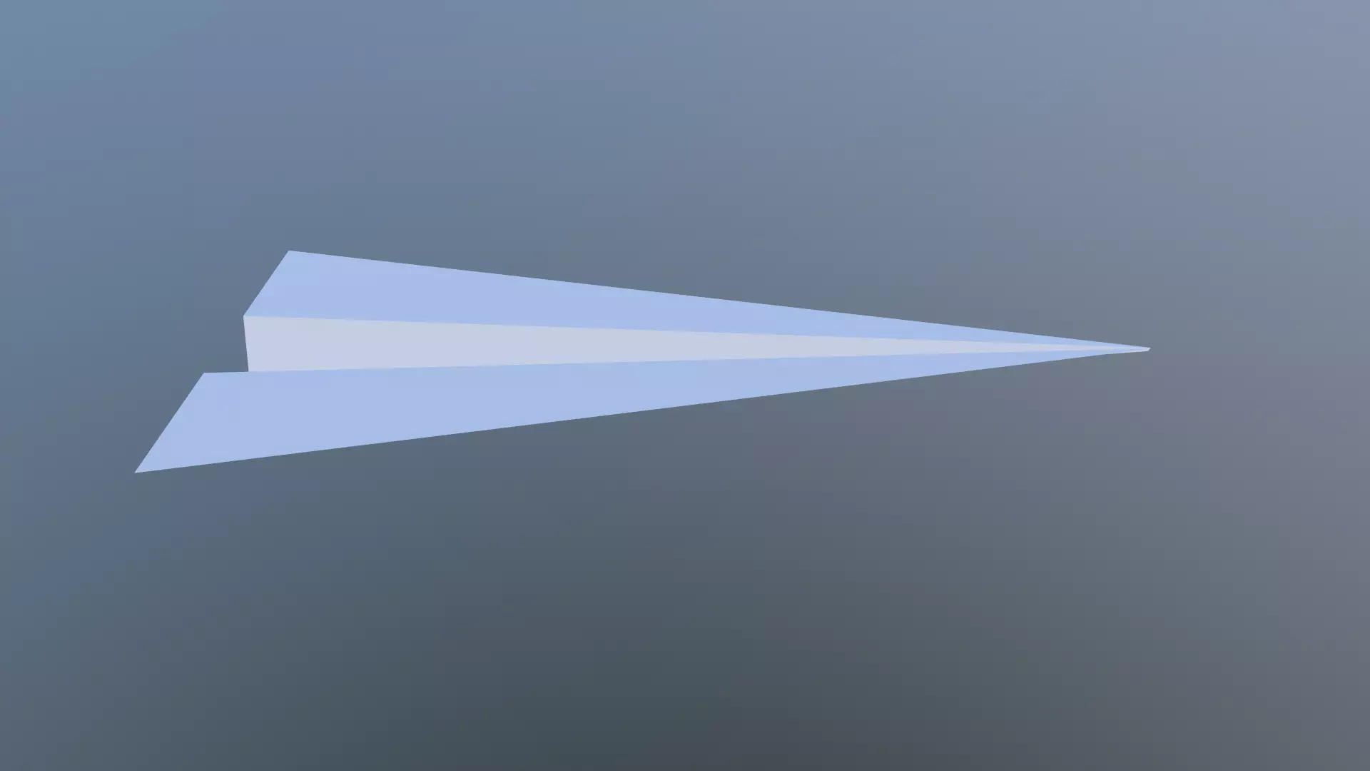 Paper Plane Game Ready - Support Me by Order Low-poly 3D model_0