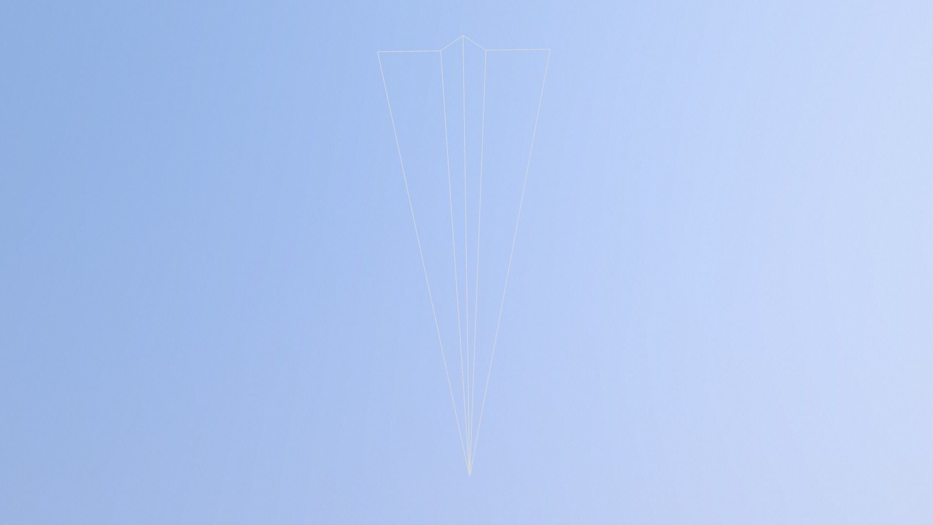 Paper Plane Game Ready - Support Me by Order Low-poly 3D model_5