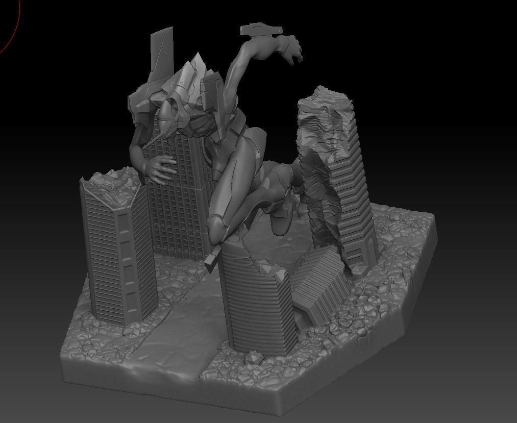 Evangelion Unit 01 - Rebuild of Evangelion  - Updated 3D print model_8