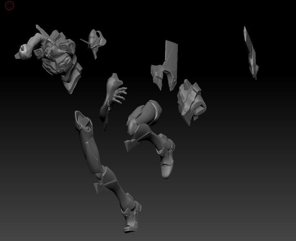 Evangelion Unit 01 - Rebuild of Evangelion  - Updated 3D print model_9