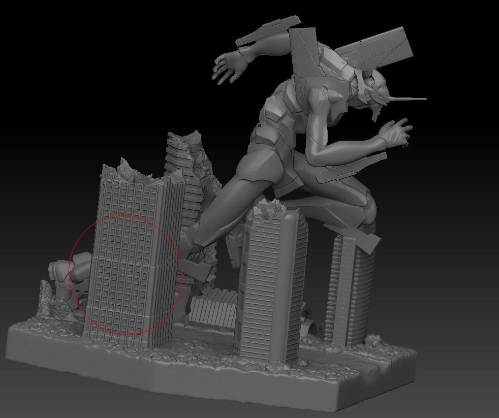 Evangelion Unit 01 - Rebuild of Evangelion  - Updated 3D print model_7