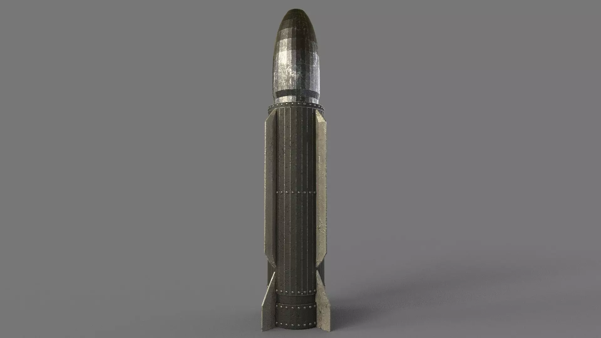 Missile Free low-poly 3D model