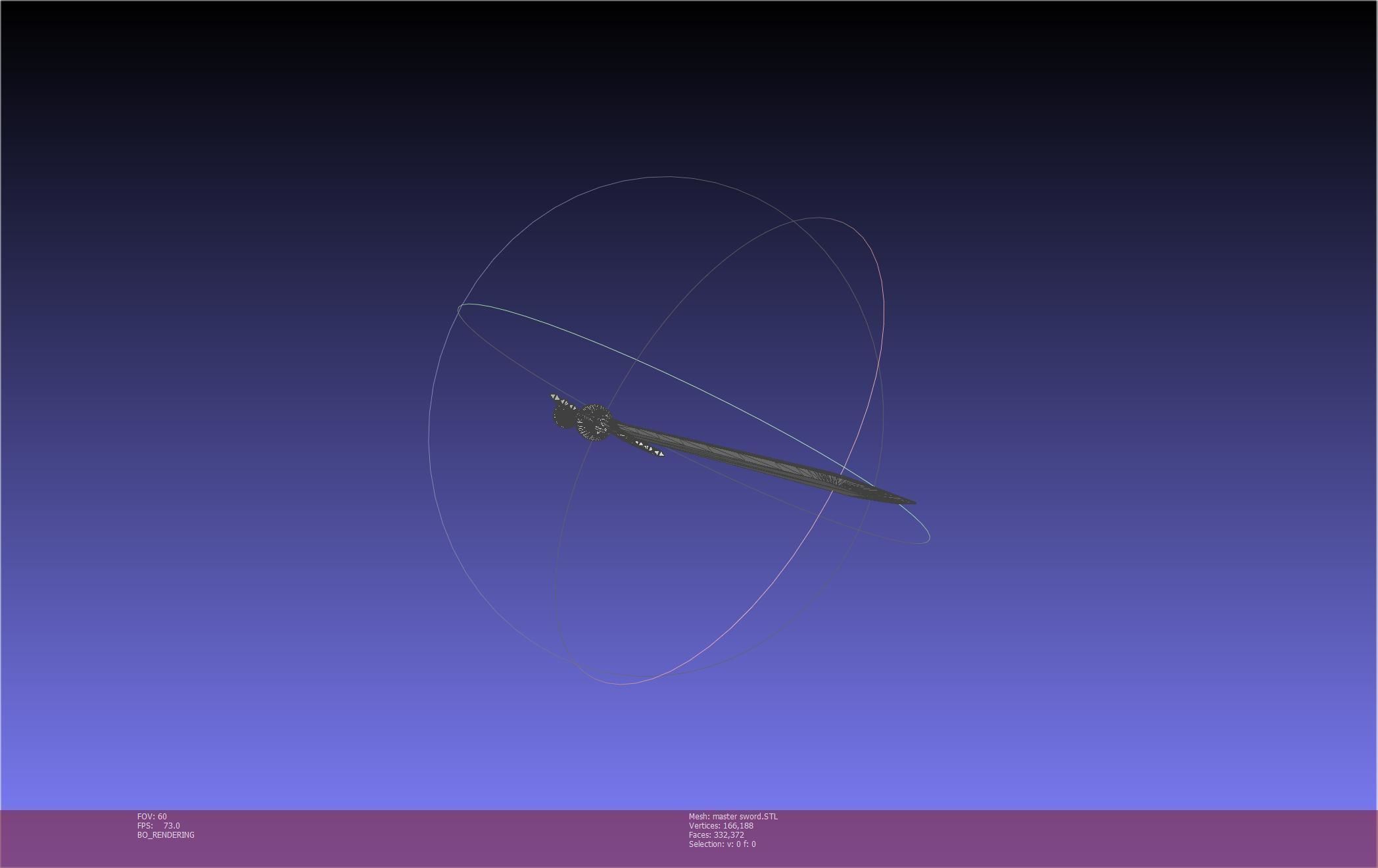 Zelda Master Sword Printable Assembly 3D print model_42