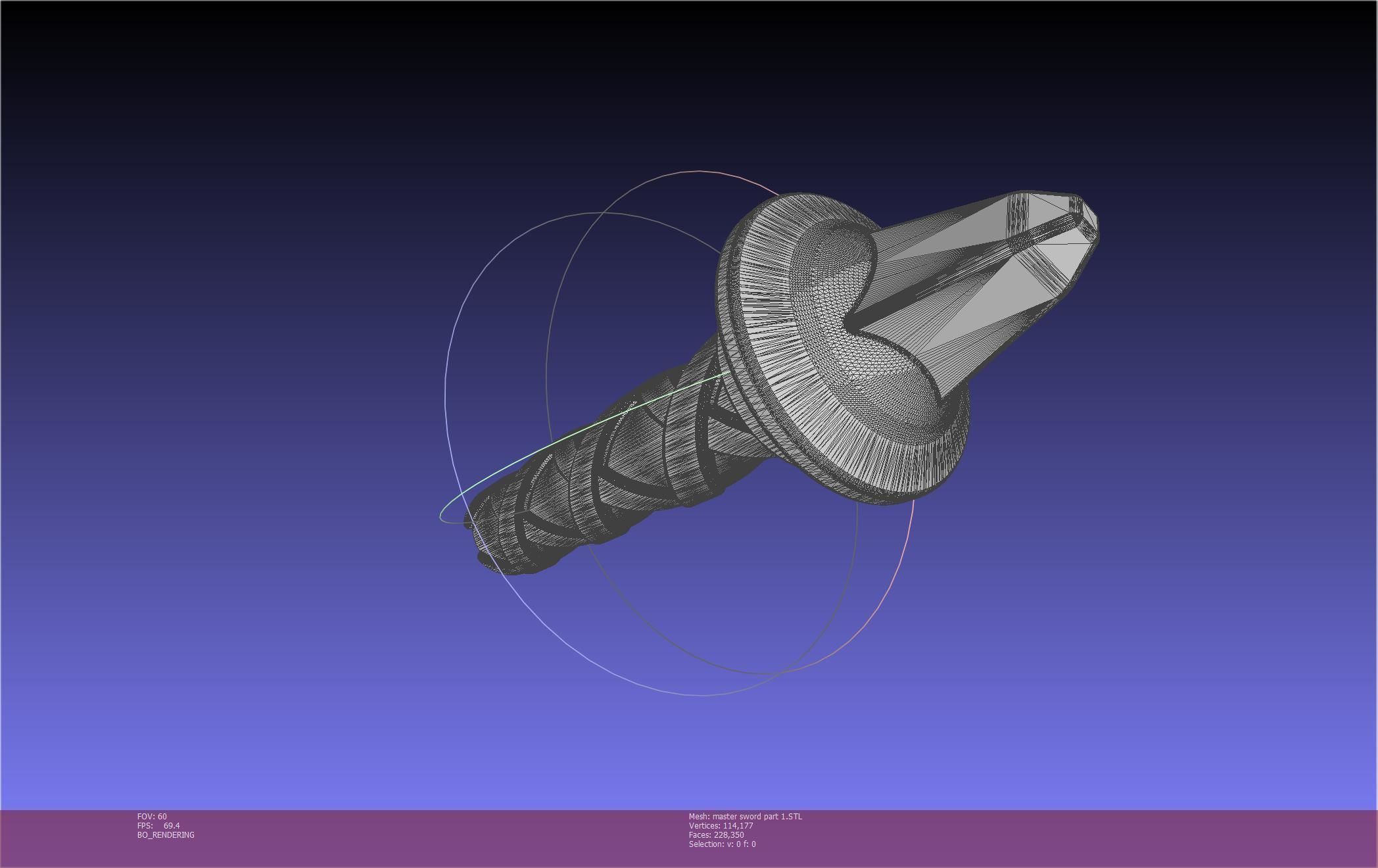 Zelda Master Sword Printable Assembly 3D print model_111