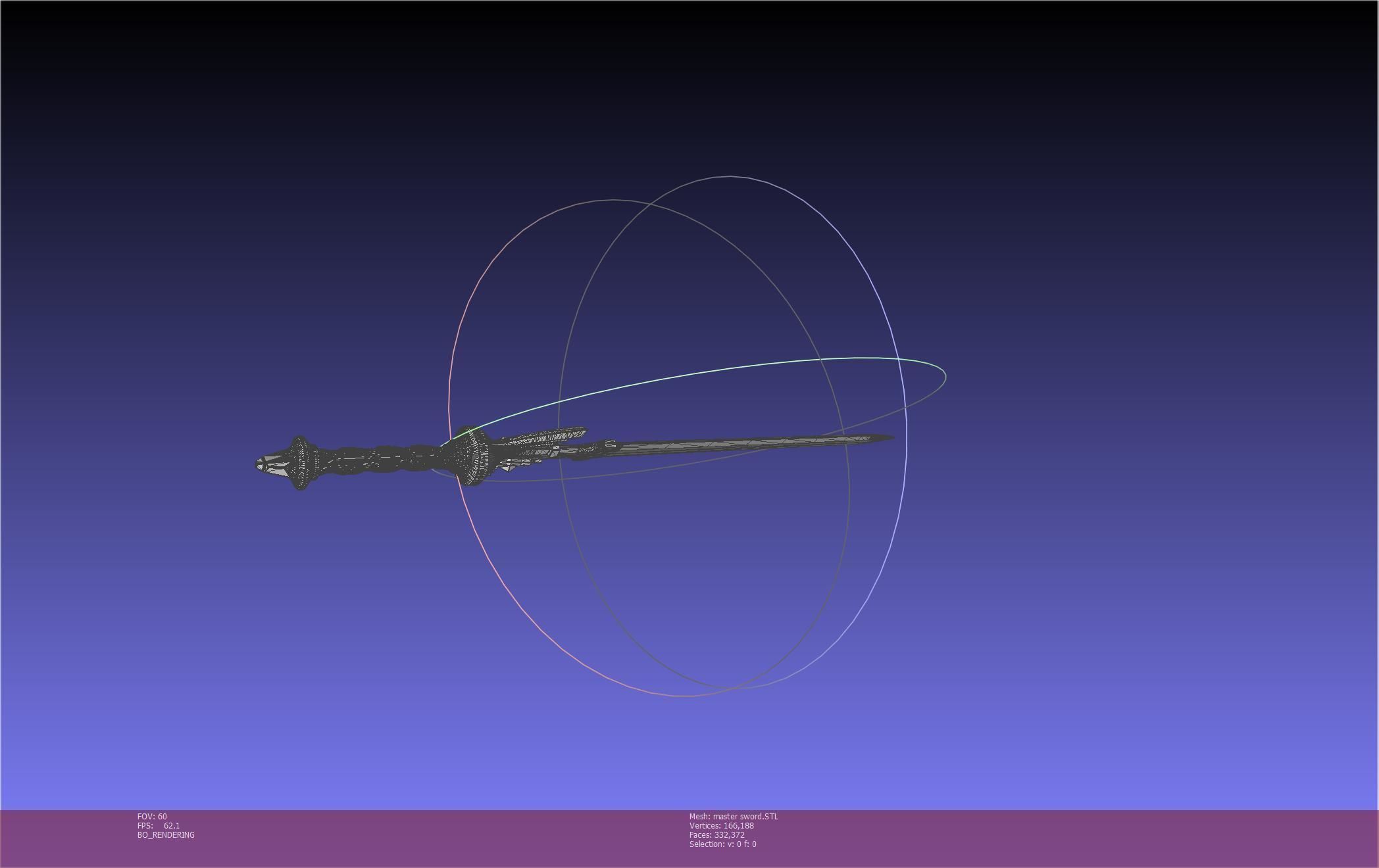 Zelda Master Sword Printable Assembly 3D print model_28