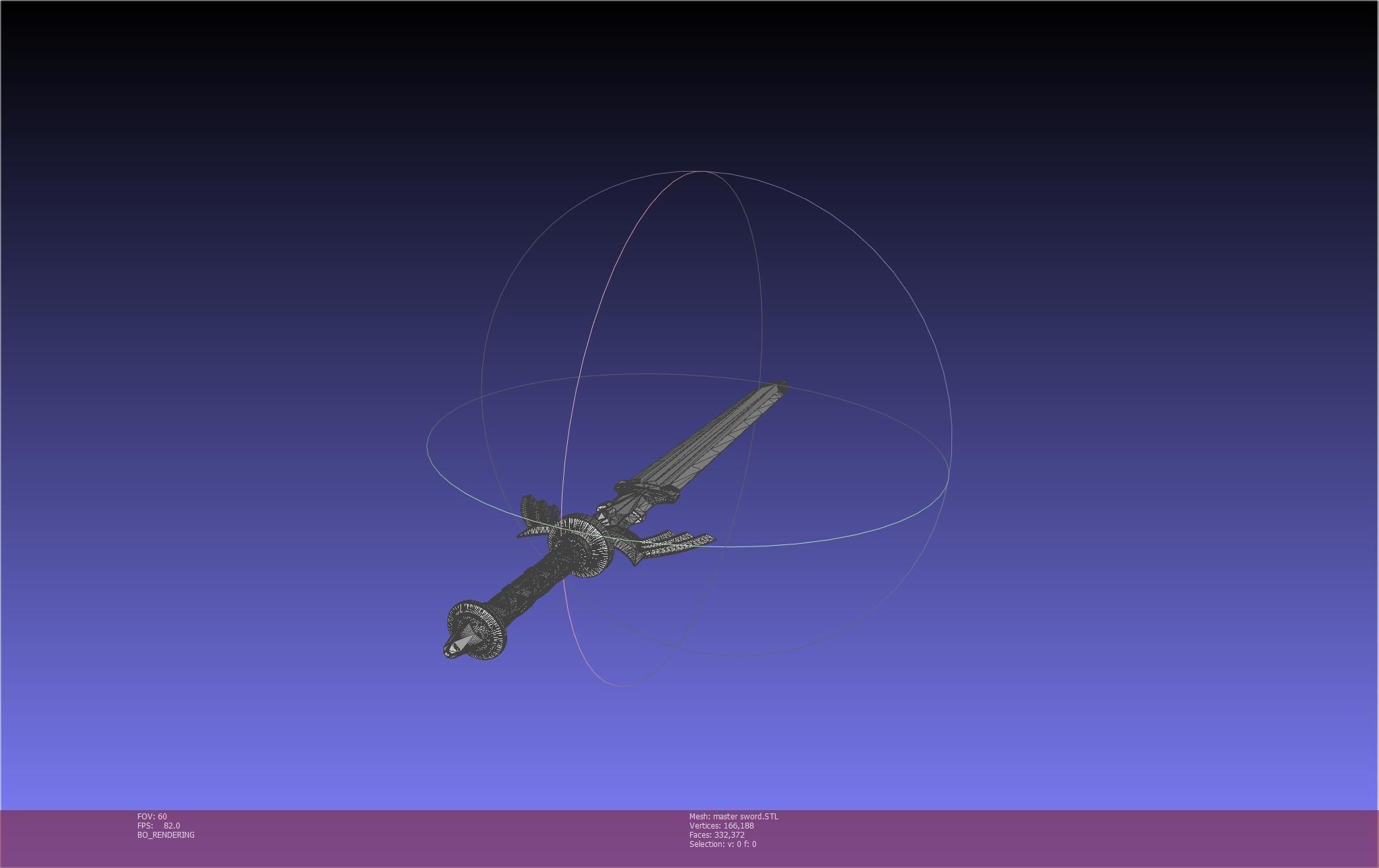 Zelda Master Sword Printable Assembly 3D print model_49