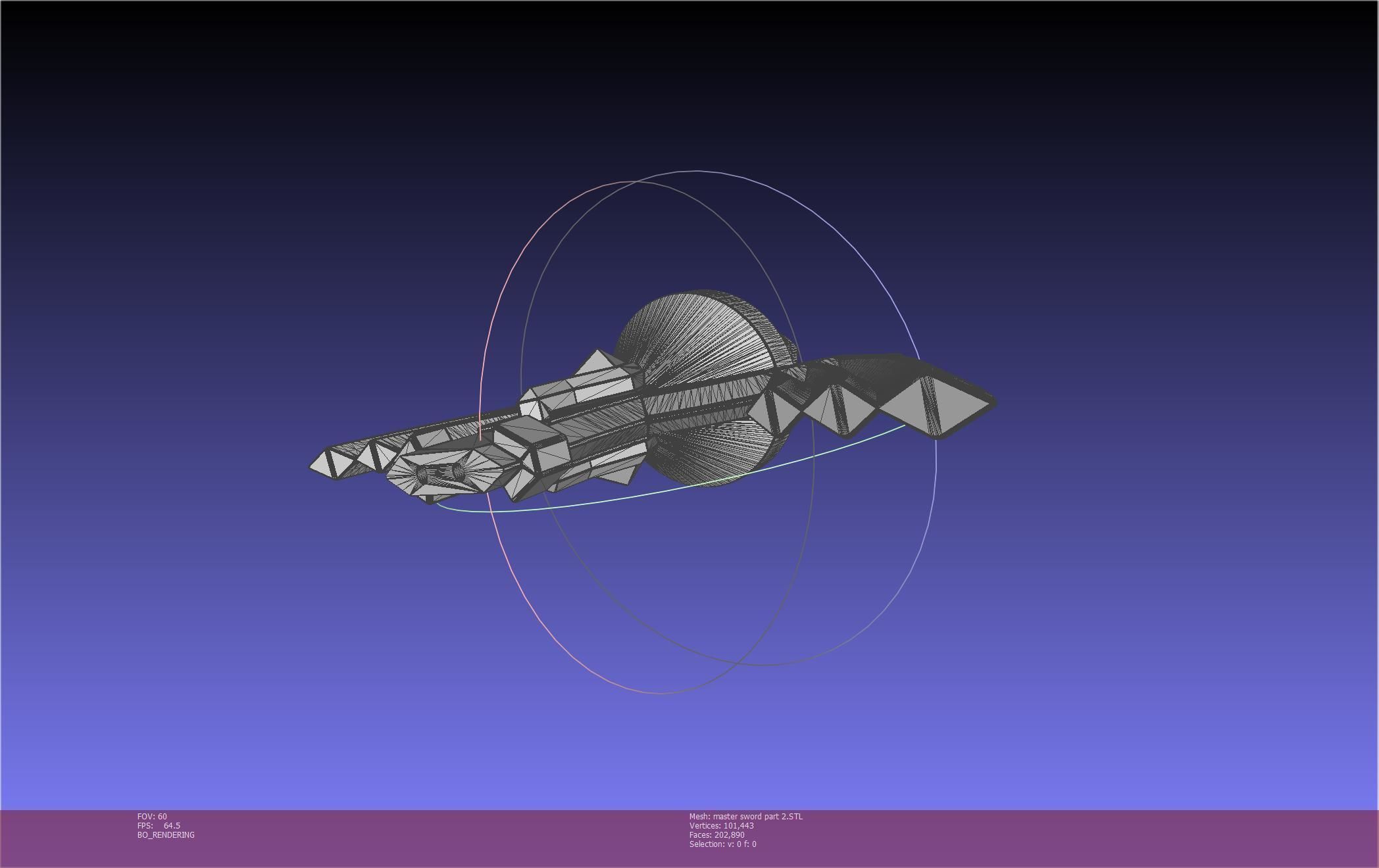 Zelda Master Sword Printable Assembly 3D print model_115