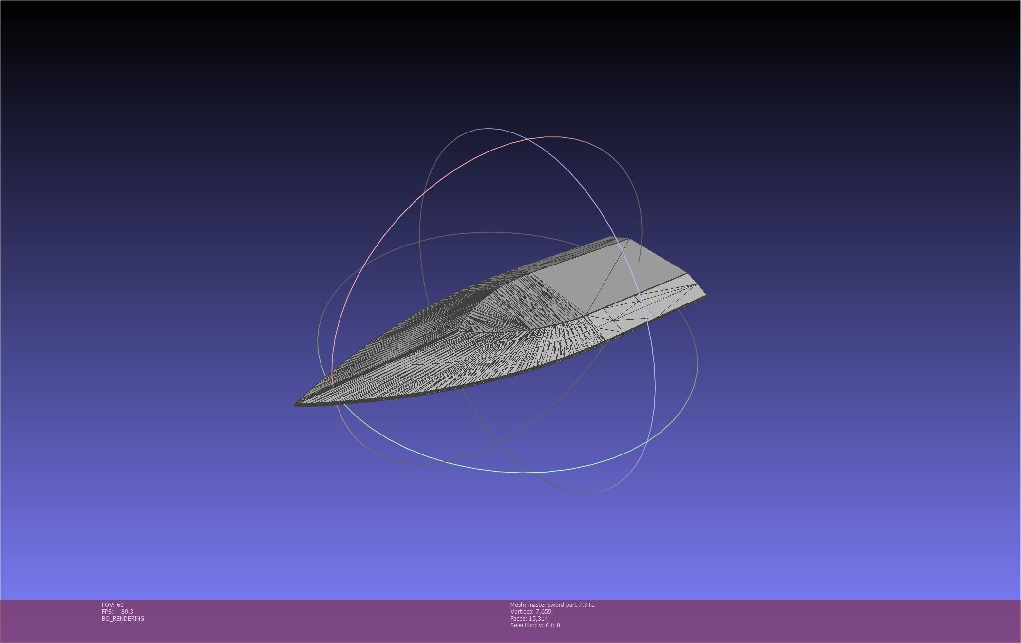 Zelda Master Sword Printable Assembly 3D print model_141