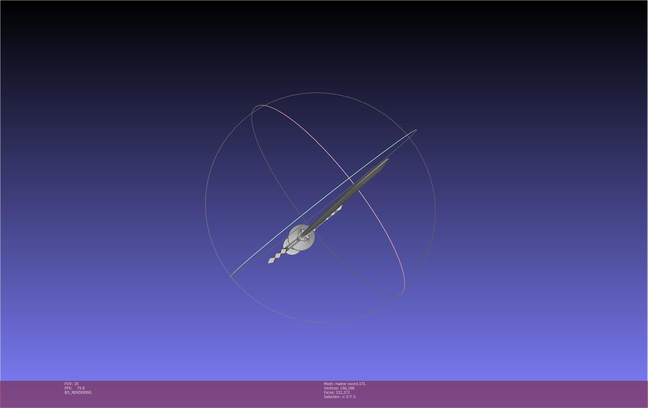 Zelda Master Sword Printable Assembly 3D print model_61