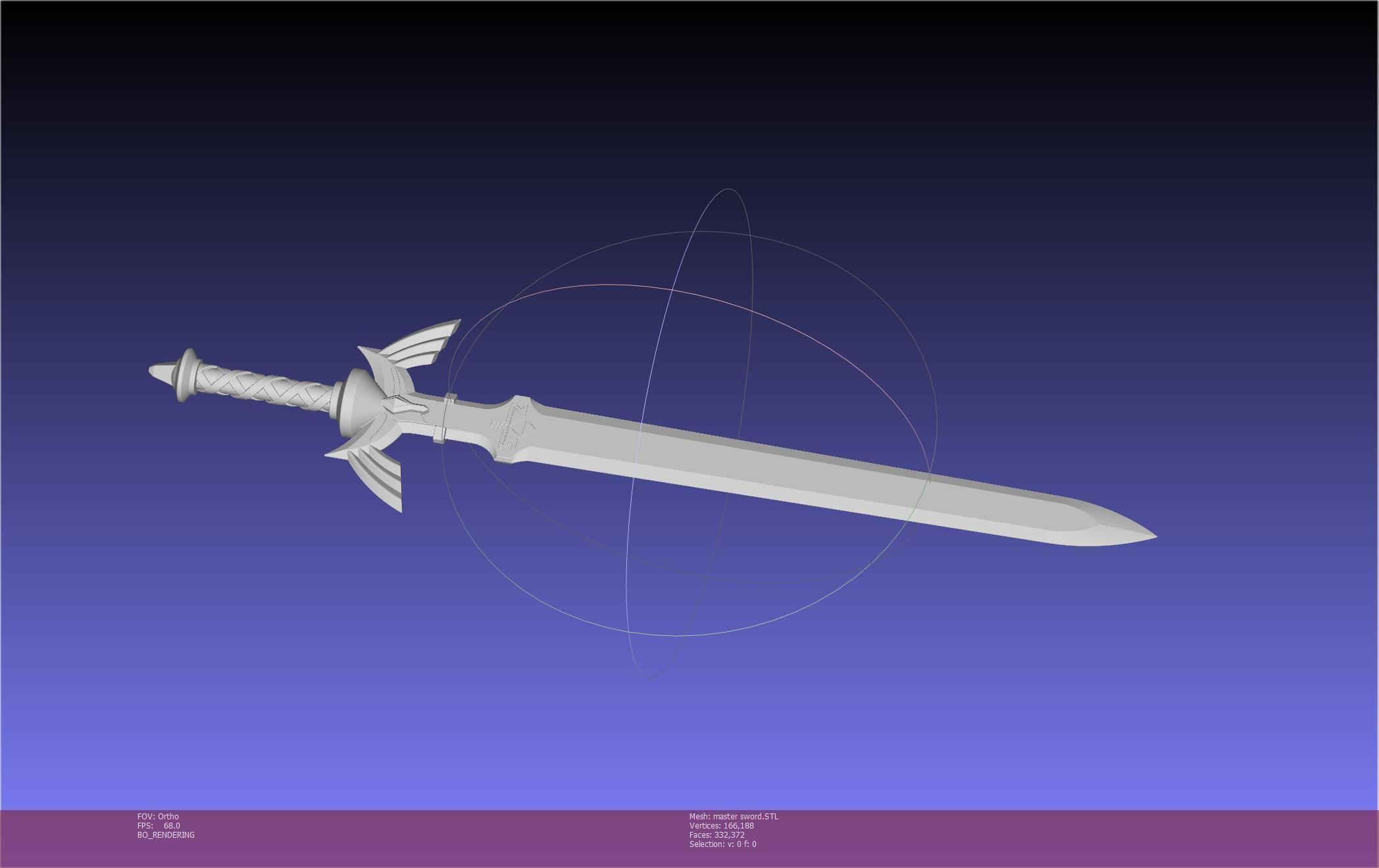 Zelda Master Sword Printable Assembly 3D print model_55