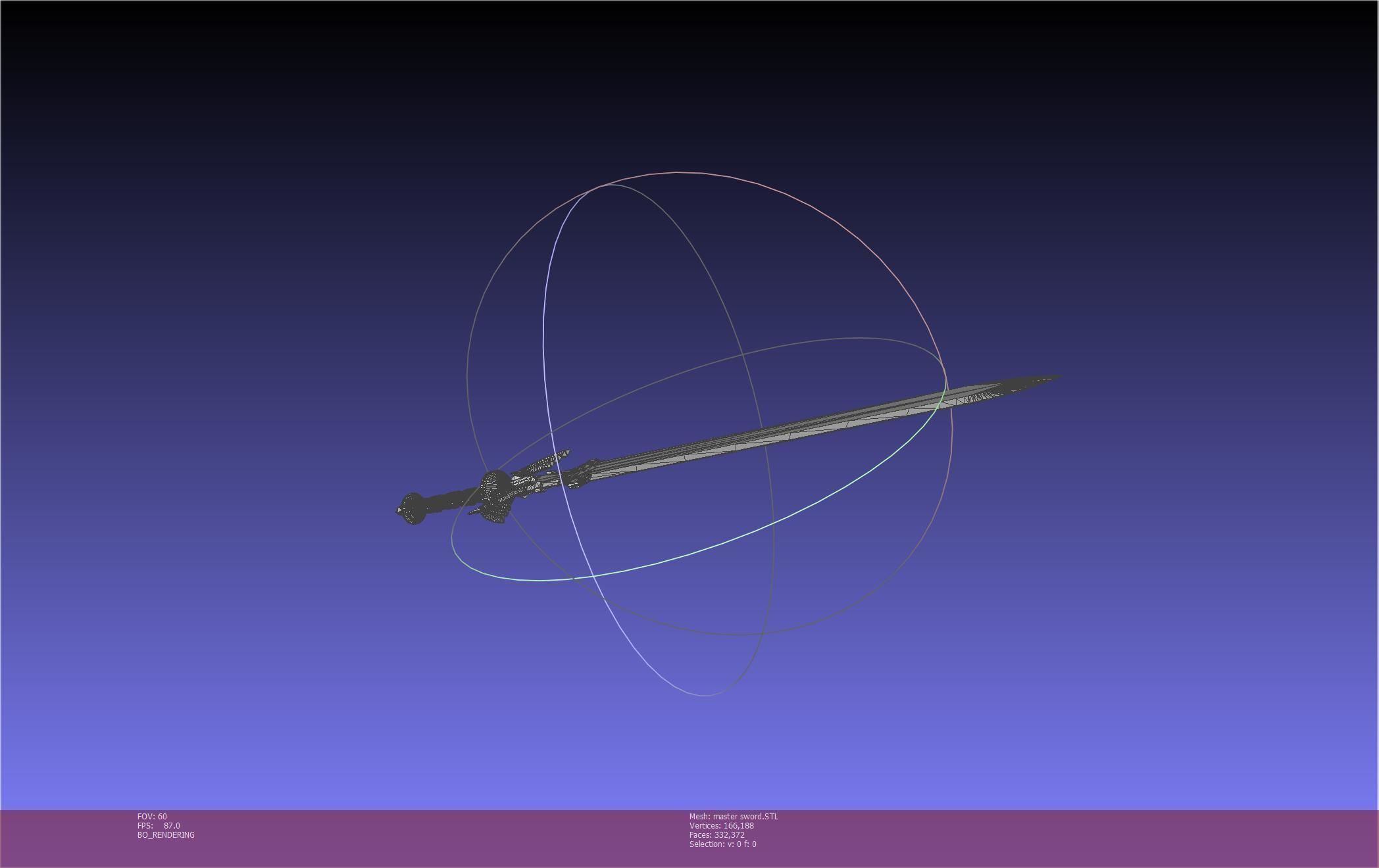 Zelda Master Sword Printable Assembly 3D print model_52