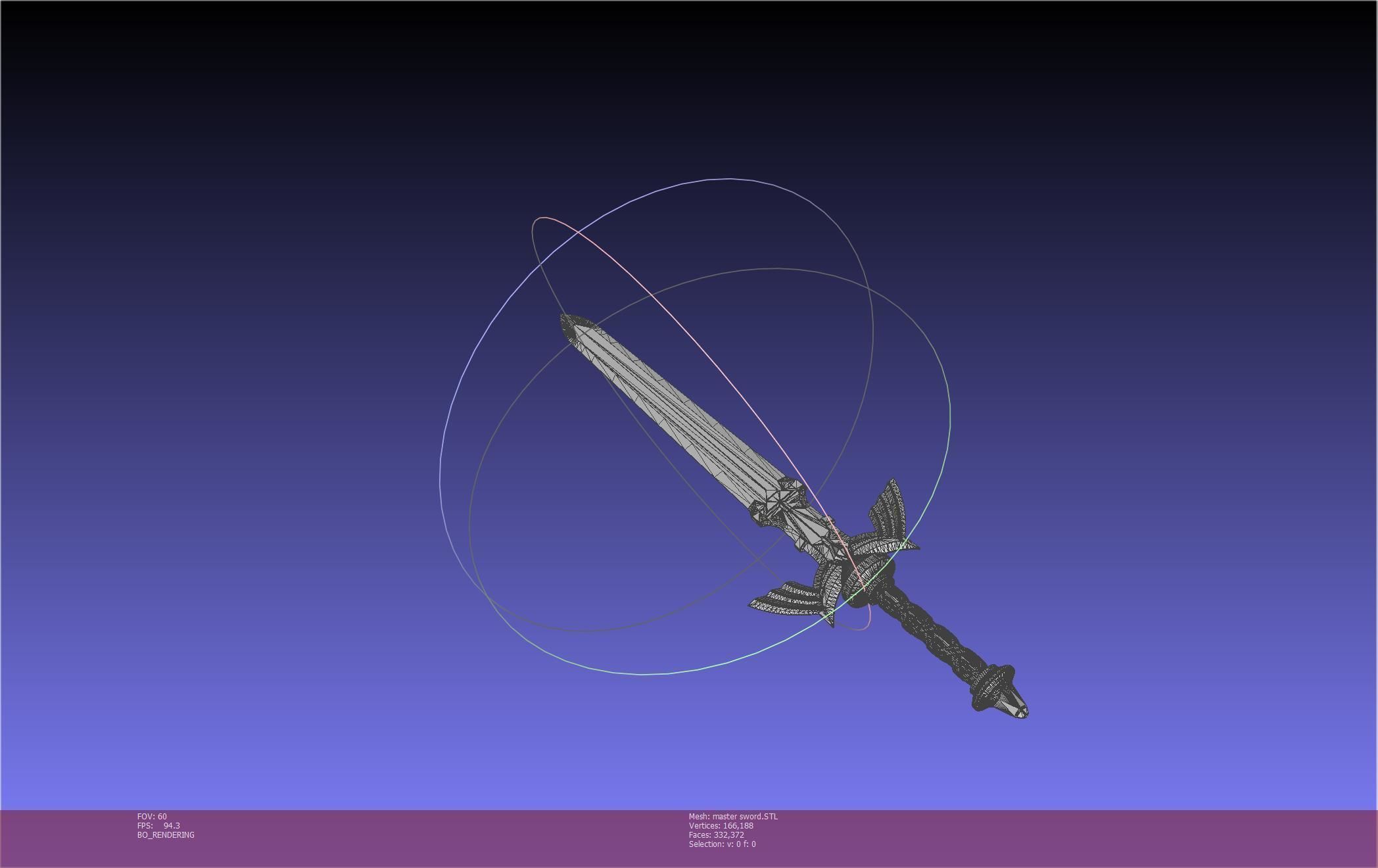 Zelda Master Sword Printable Assembly 3D print model_39