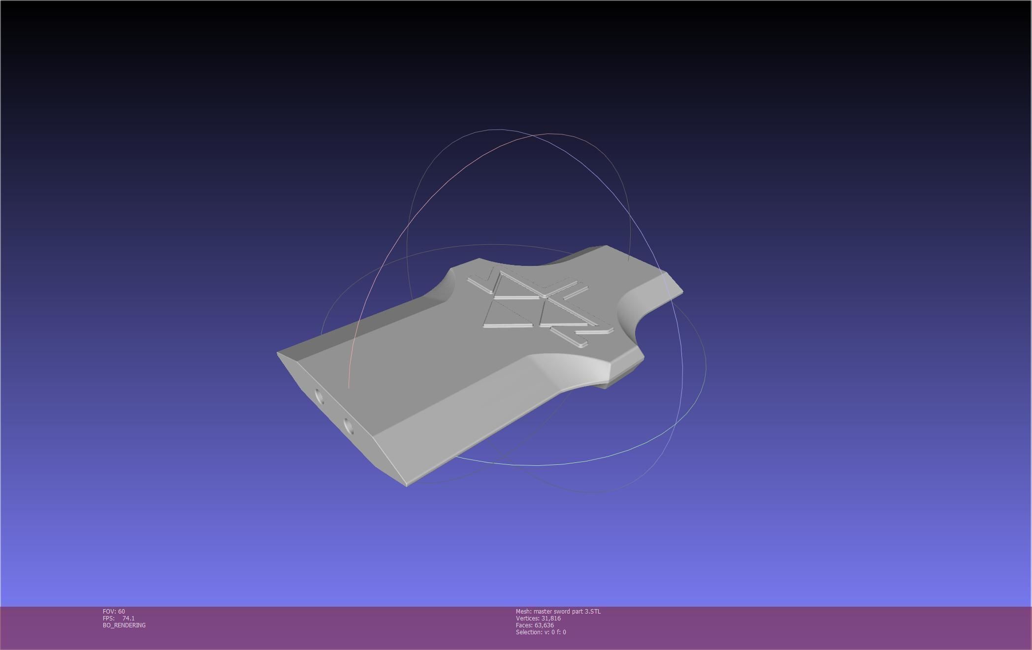 Zelda Master Sword Printable Assembly 3D print model_126