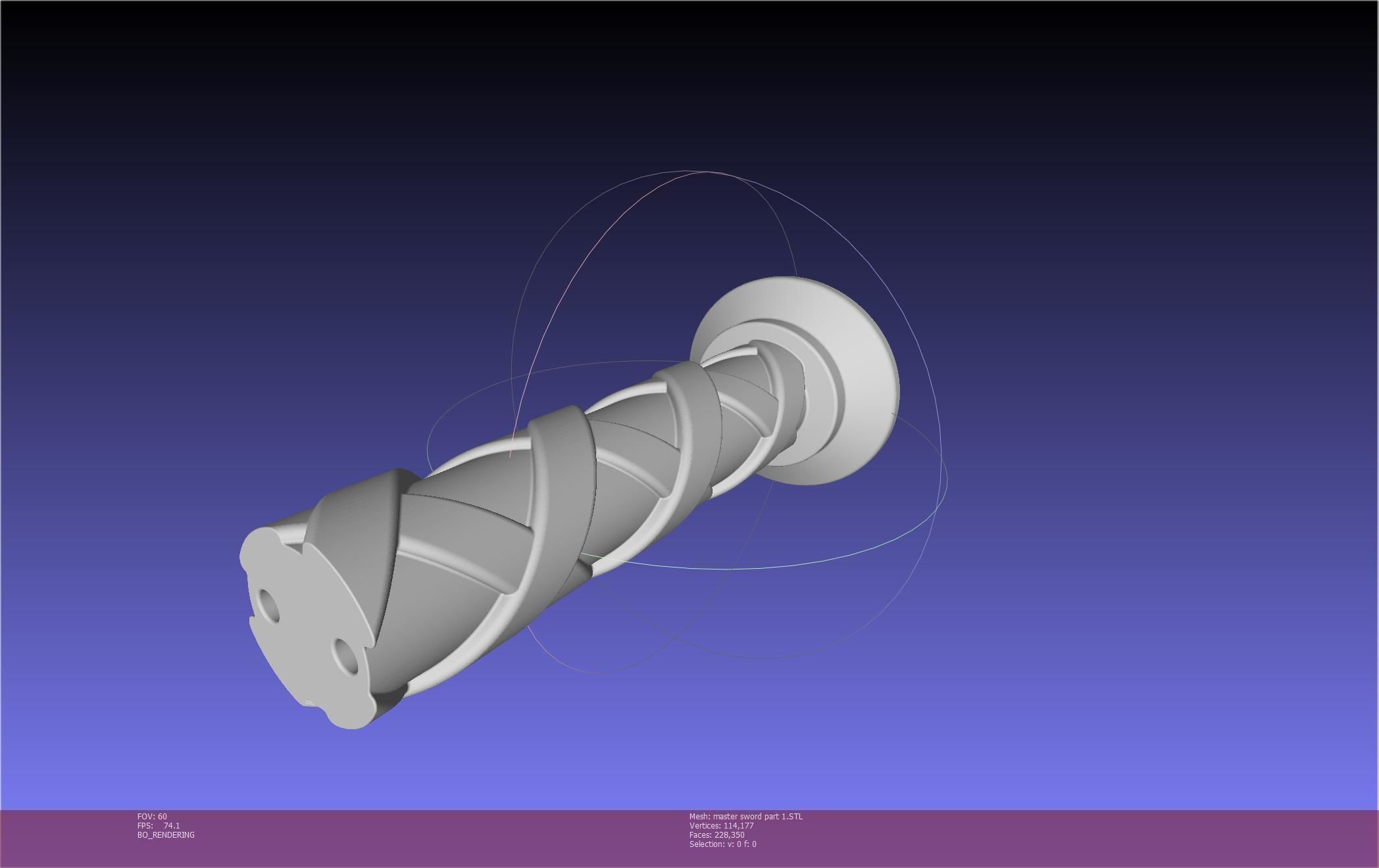 Zelda Master Sword Printable Assembly 3D print model_103