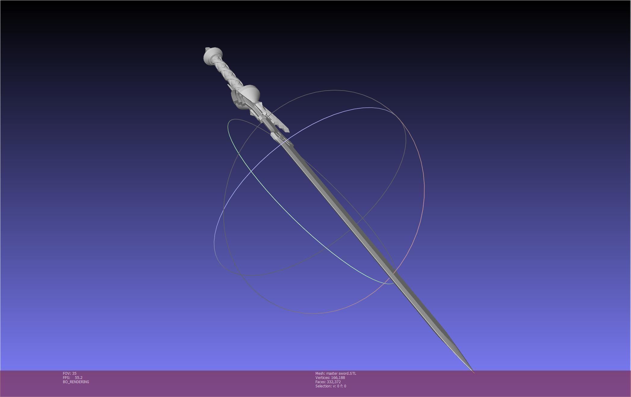 Zelda Master Sword Printable Assembly 3D print model_68