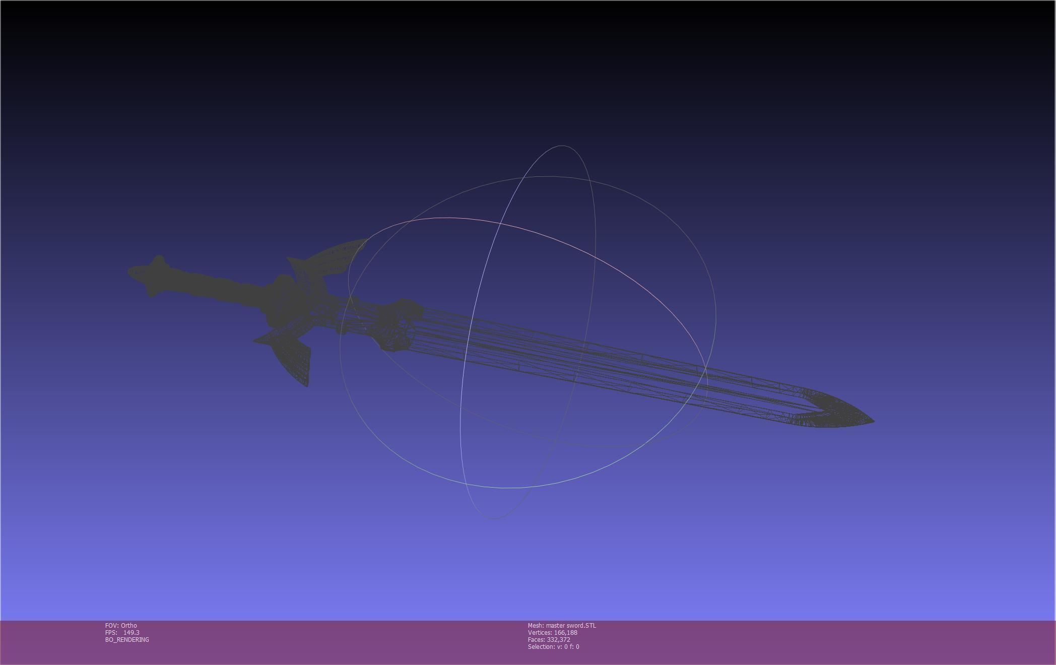 Zelda Master Sword Printable Assembly 3D print model_53