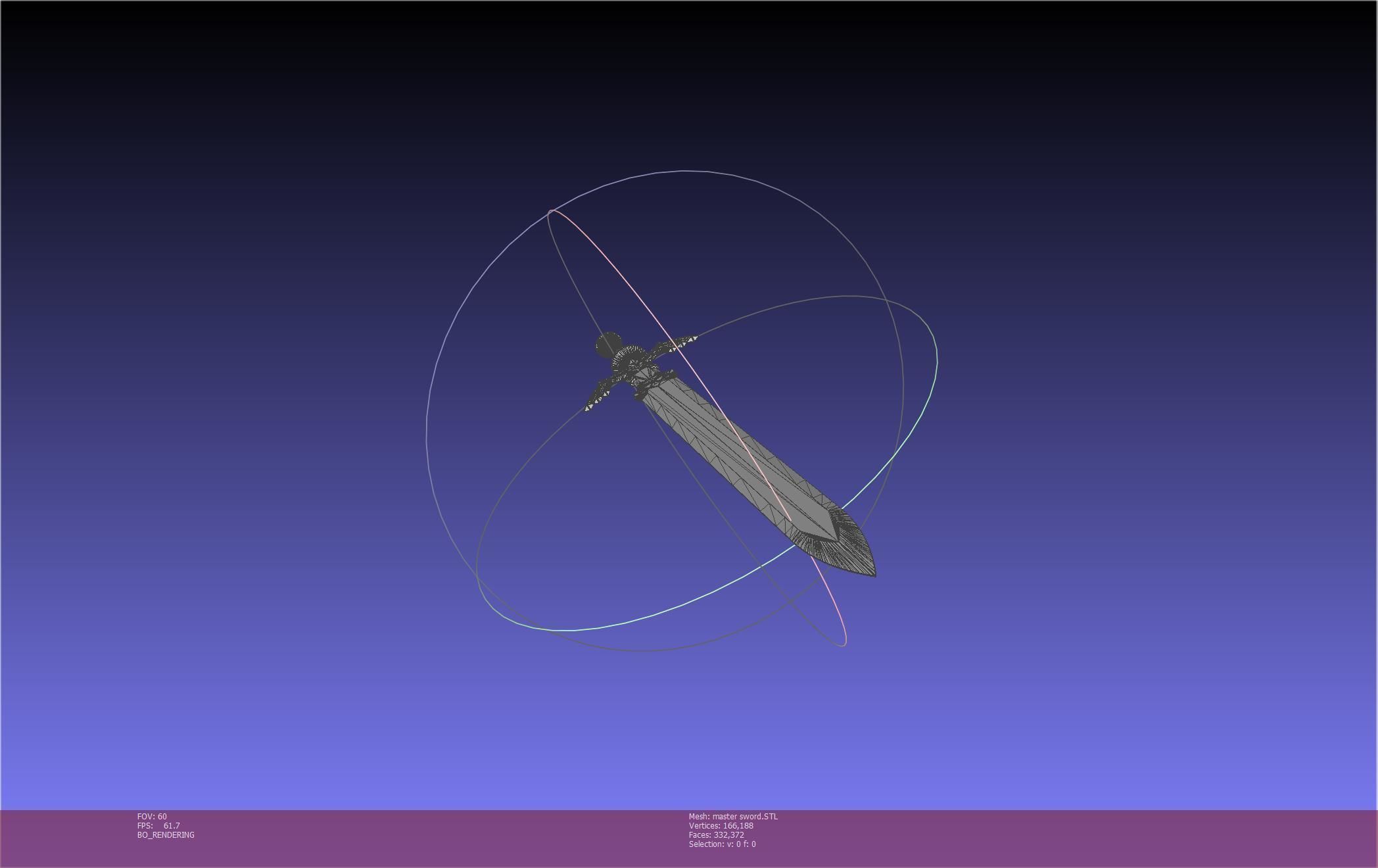 Zelda Master Sword Printable Assembly 3D print model_17
