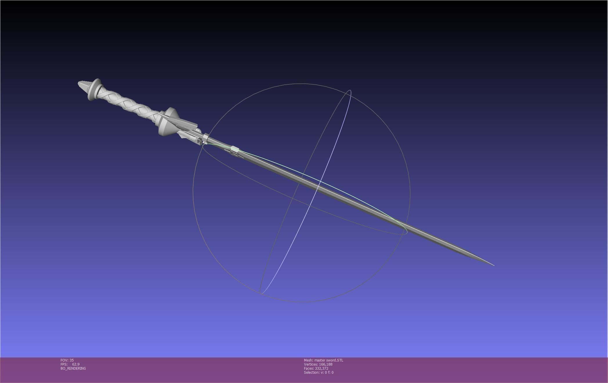 Zelda Master Sword Printable Assembly 3D print model_67