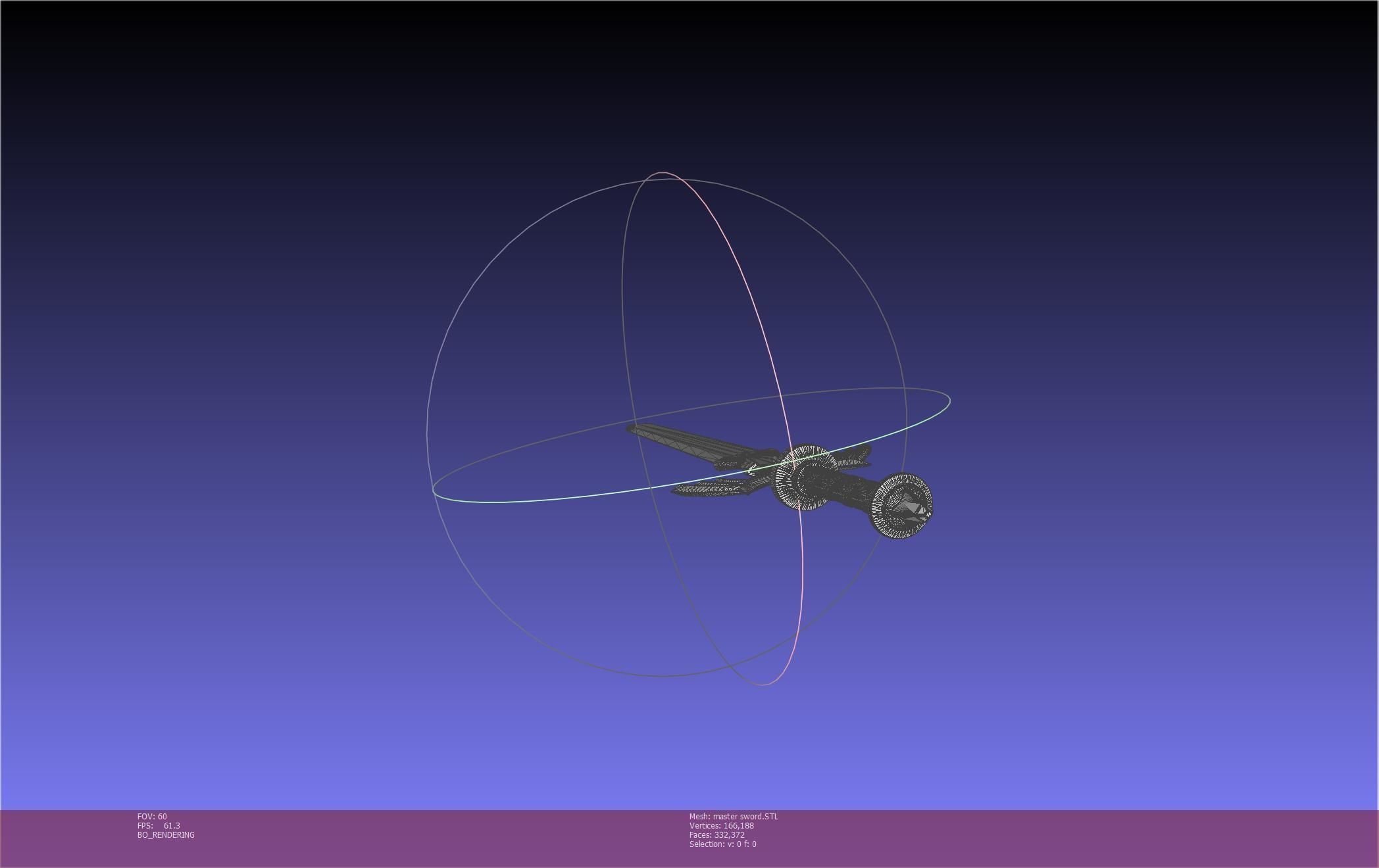 Zelda Master Sword Printable Assembly 3D print model_40