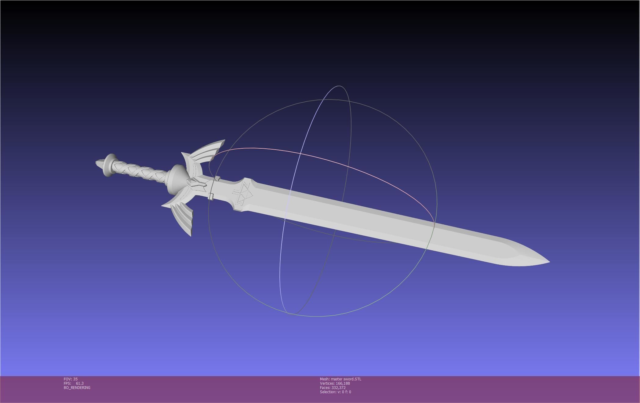 Zelda Master Sword Printable Assembly 3D print model_59