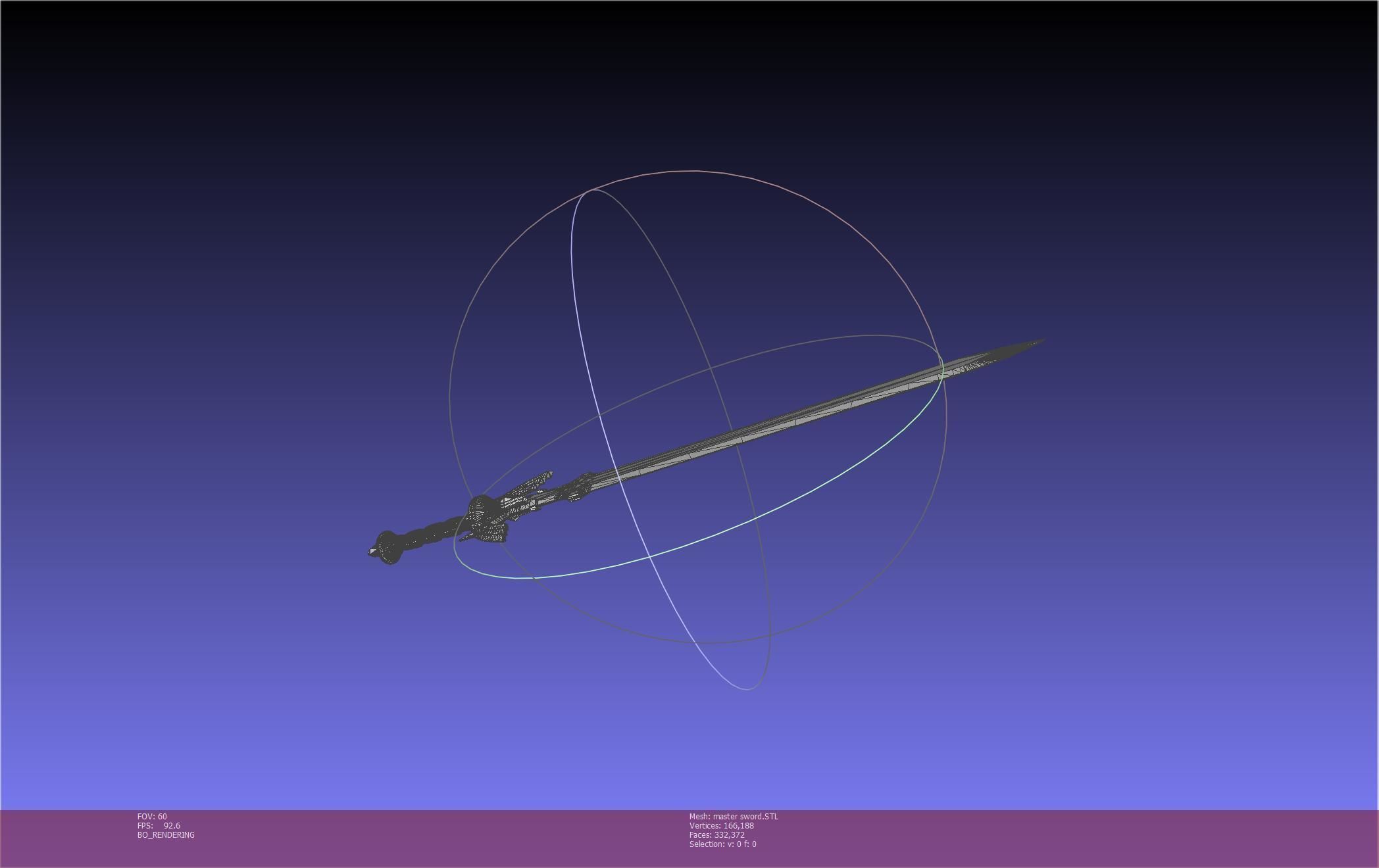 Zelda Master Sword Printable Assembly 3D print model_36