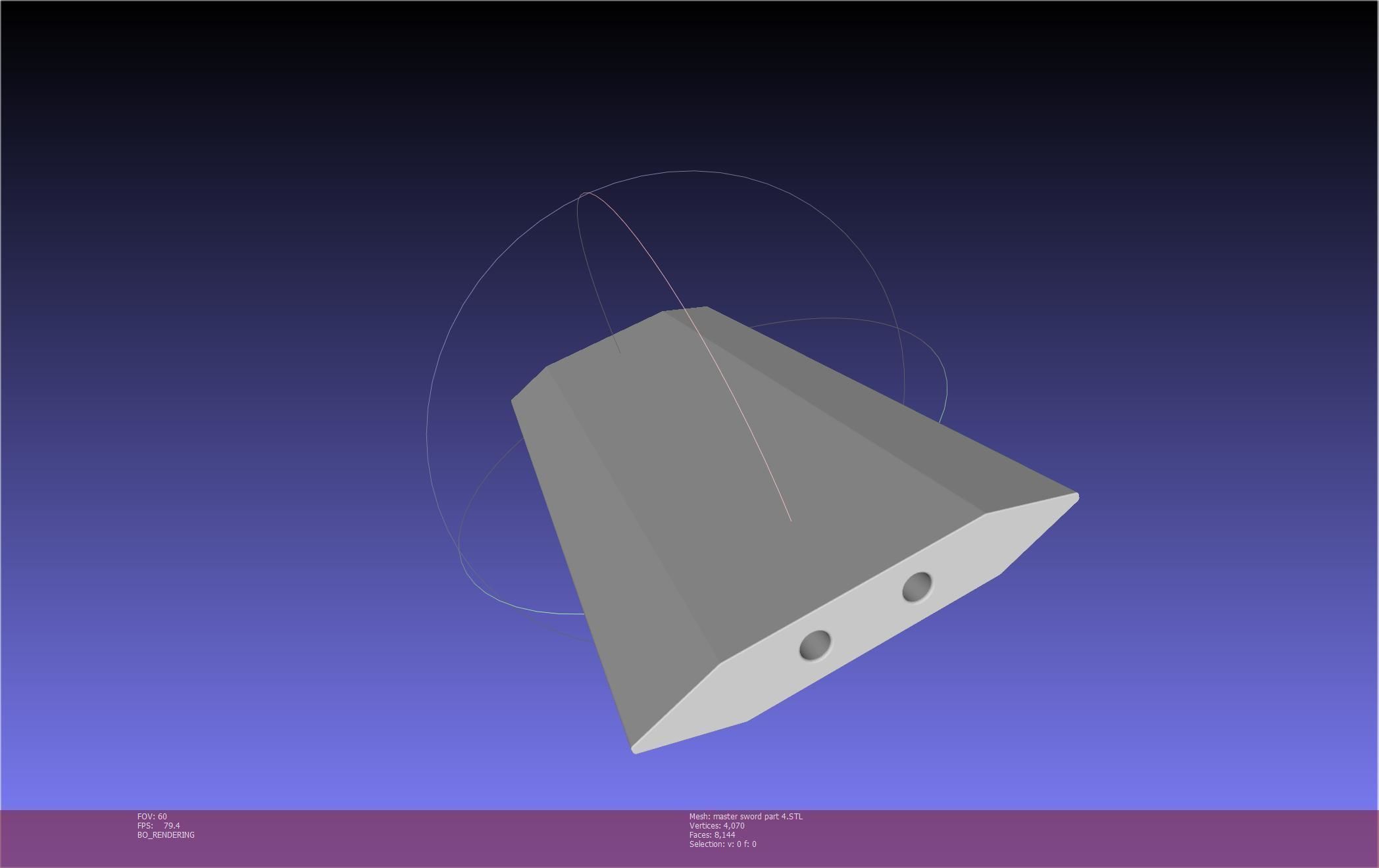 Zelda Master Sword Printable Assembly 3D print model_140