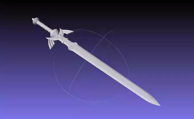 Zelda Master Sword Printable Assembly 3D print model