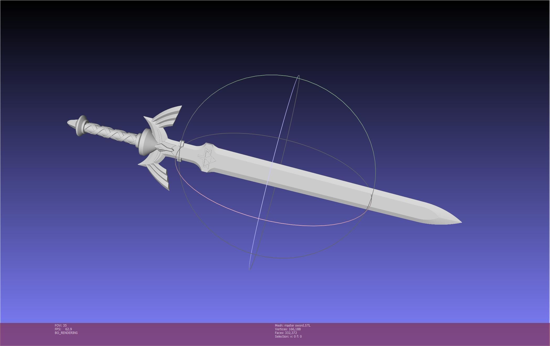 Zelda Master Sword Printable Assembly 3D print model_56