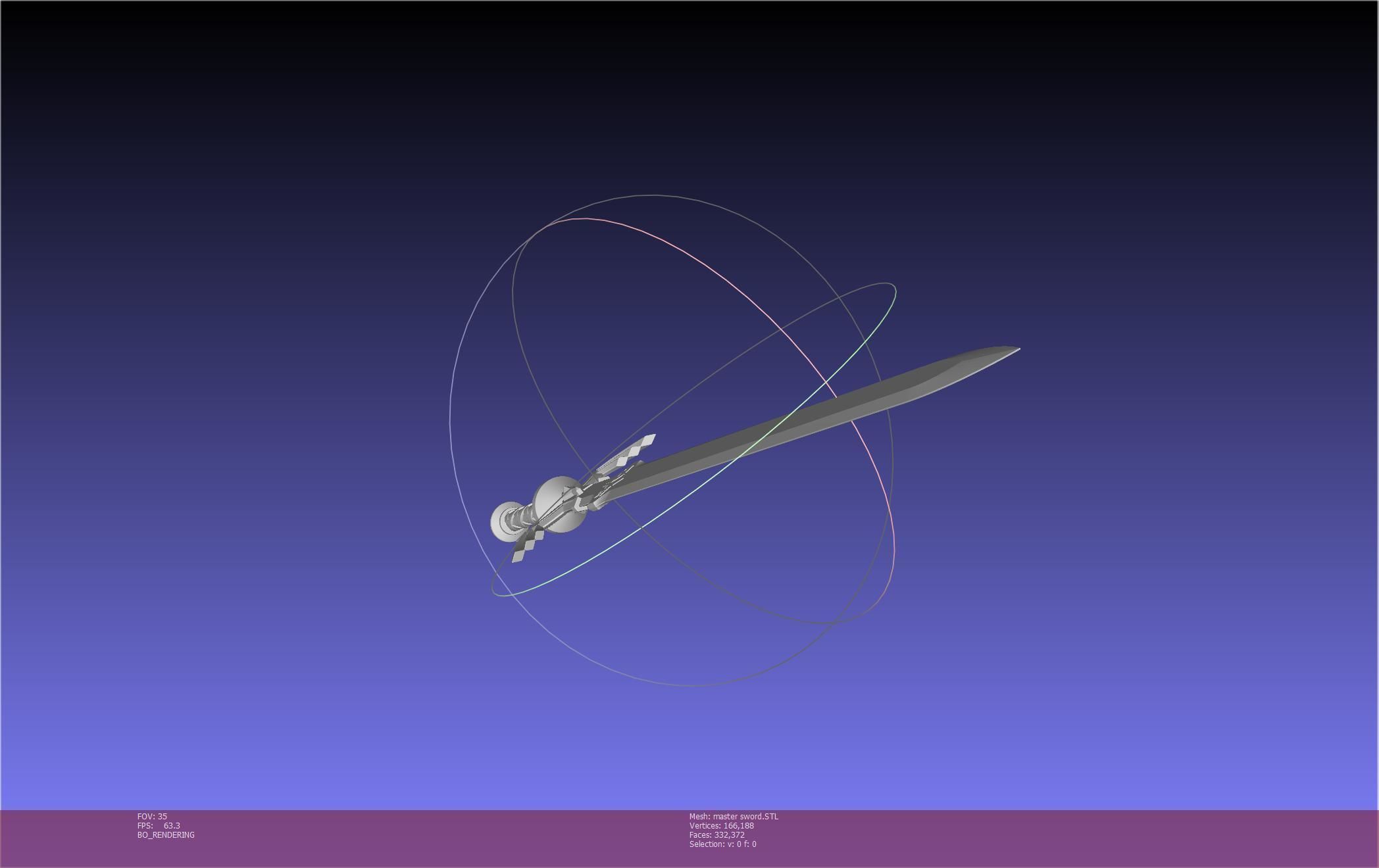 Zelda Master Sword Printable Assembly 3D print model_65