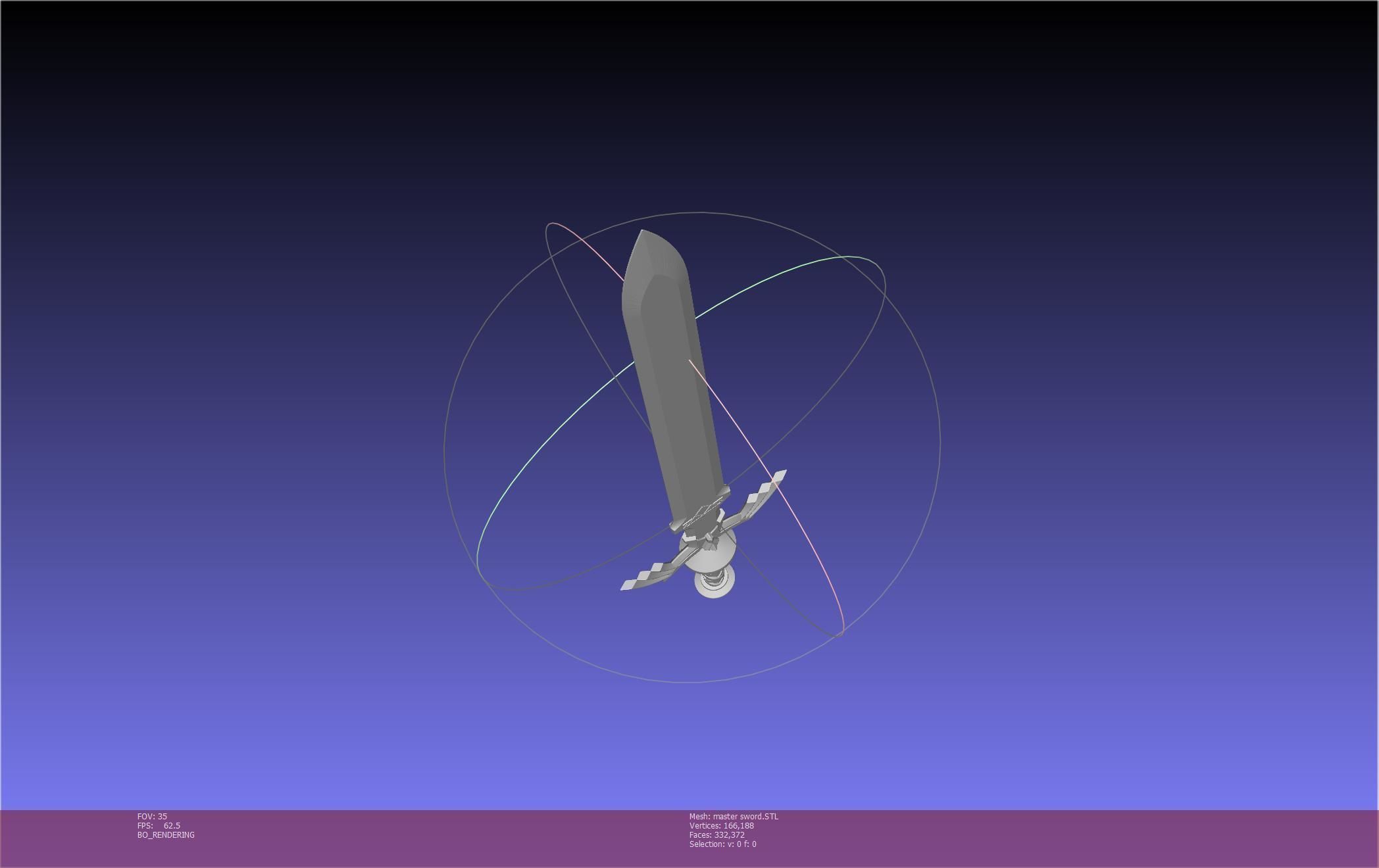 Zelda Master Sword Printable Assembly 3D print model_63