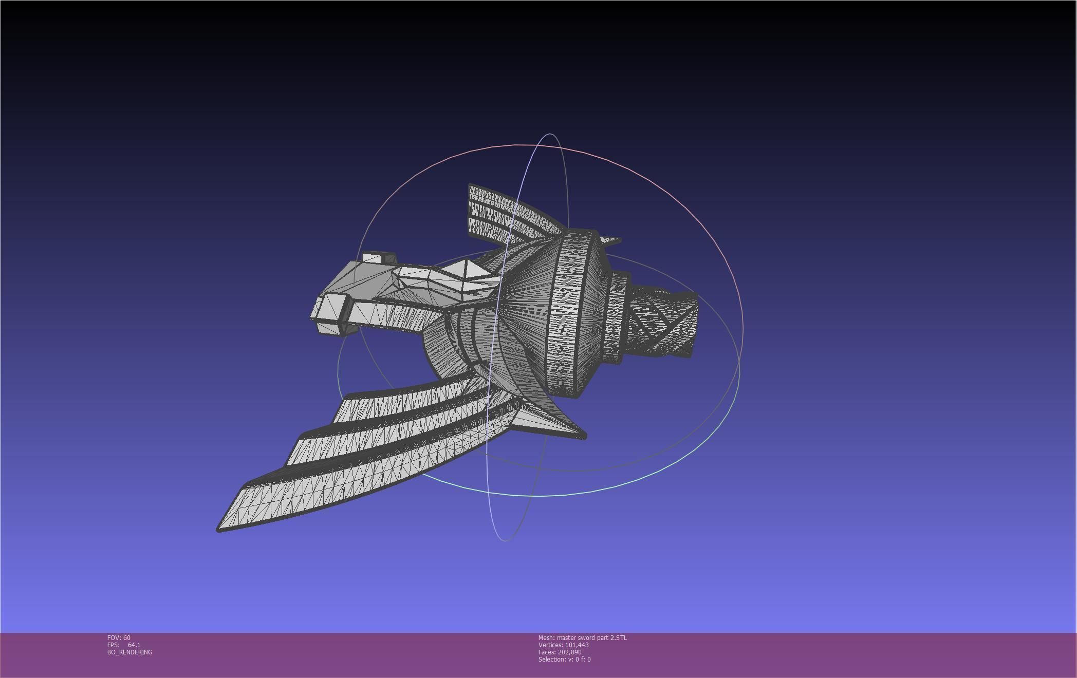 Zelda Master Sword Printable Assembly 3D print model_114