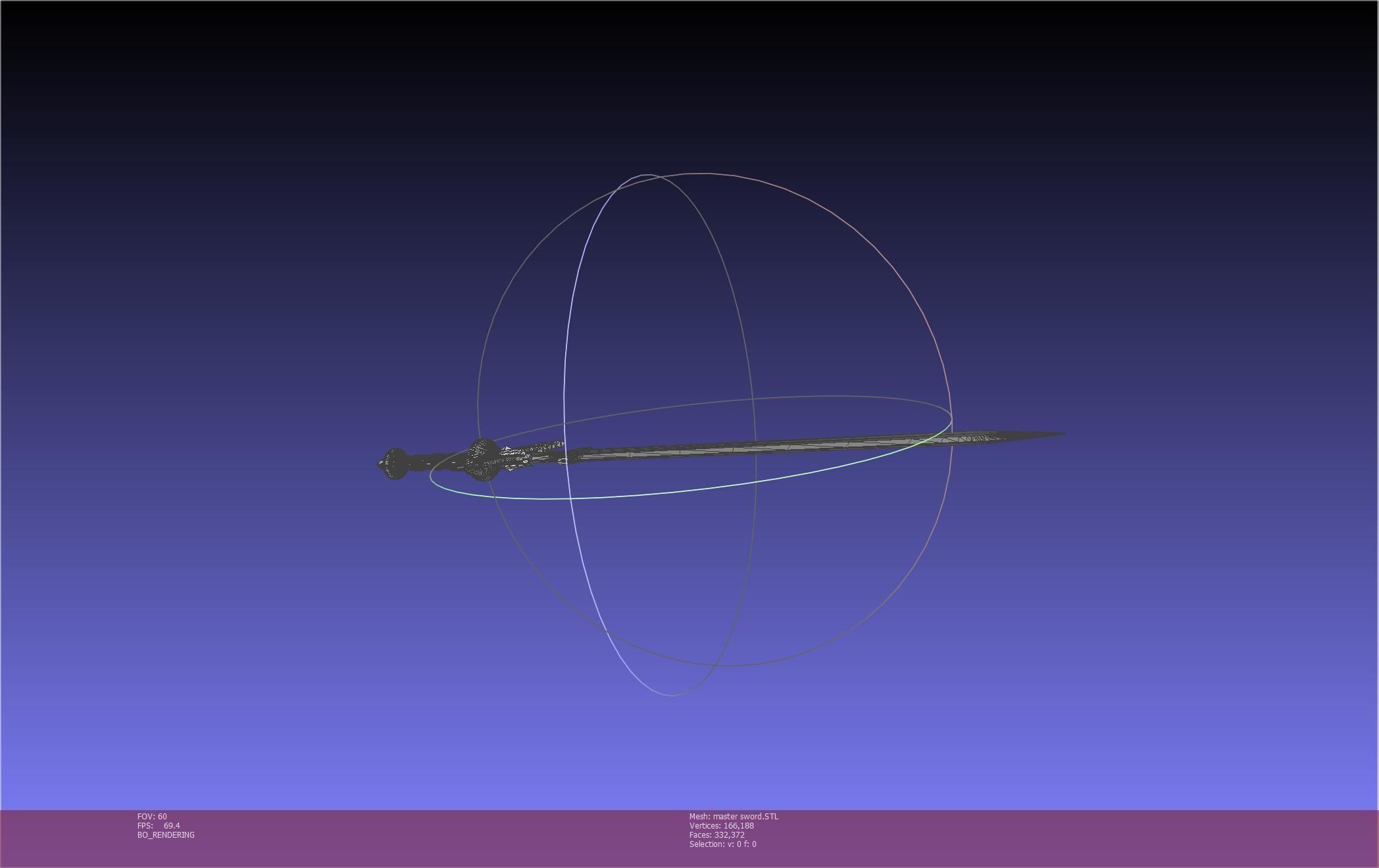 Zelda Master Sword Printable Assembly 3D print model_27