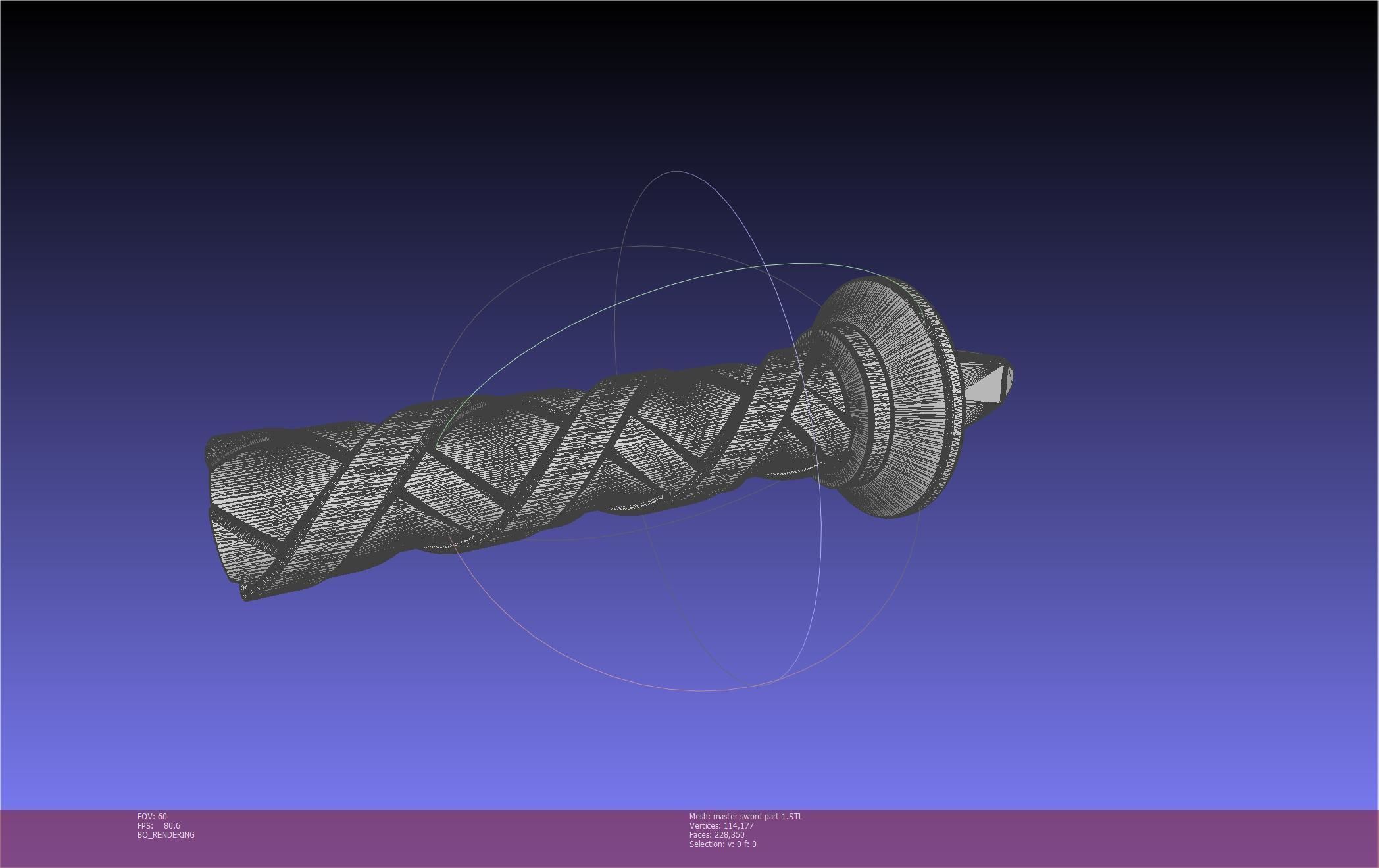 Zelda Master Sword Printable Assembly 3D print model_112